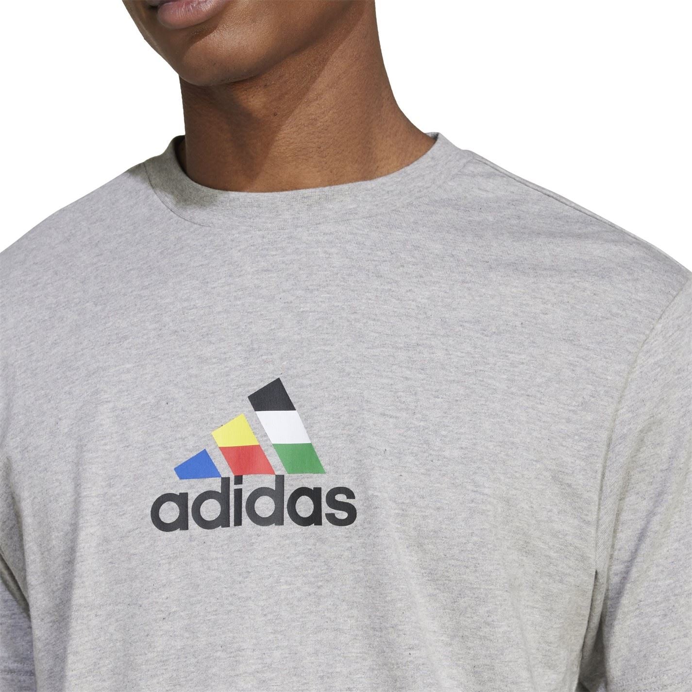 adidas Mens House Of Tiro Nations Graphic T-Shirt