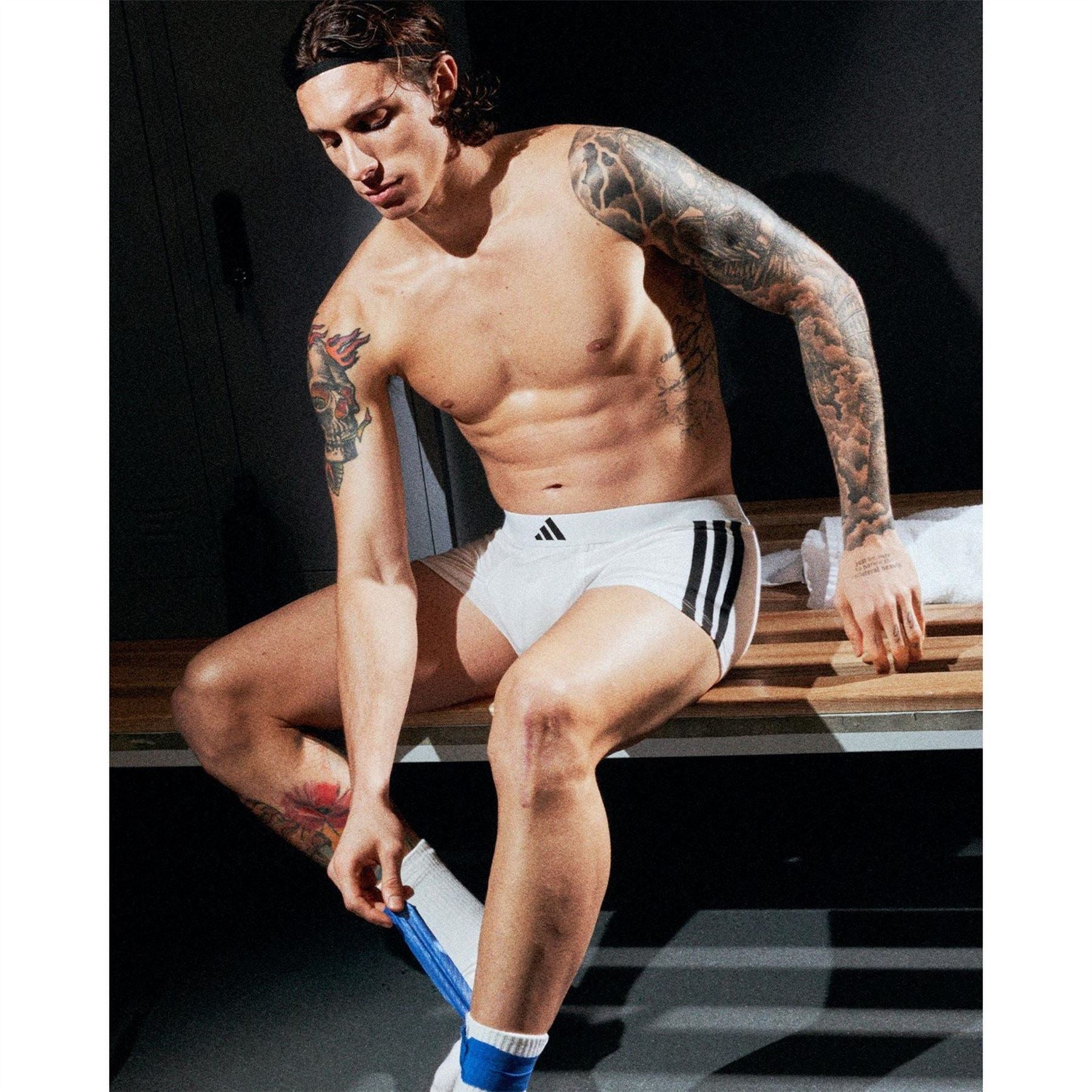adidas 2 Pack Stripe Patterned Boxer Brief