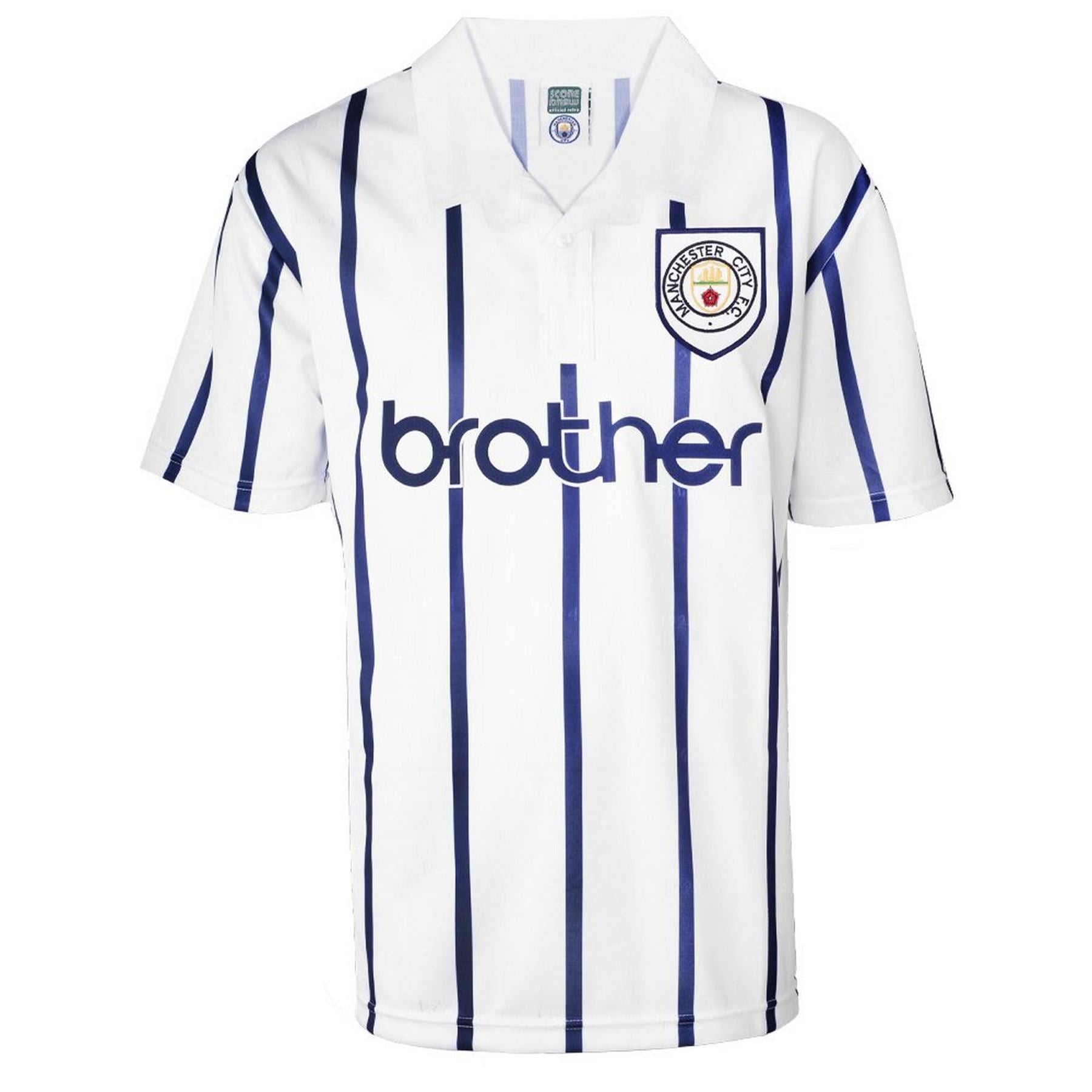 Score Draw Manchester City 93 Away Shirt Adults