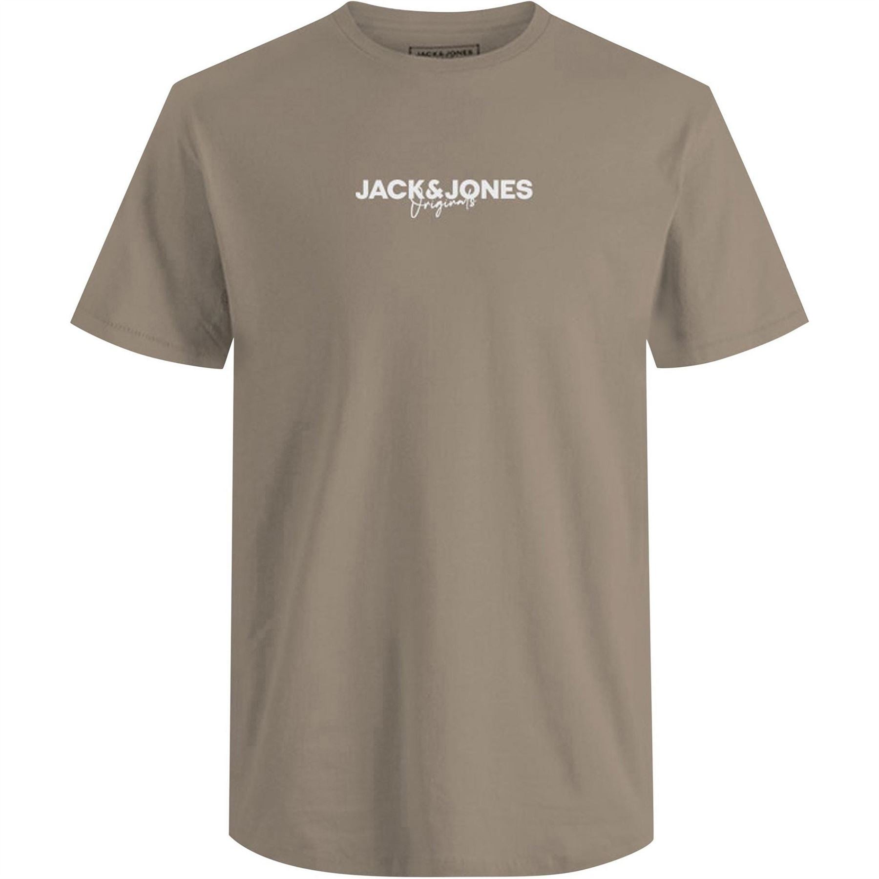 Jack and Jones Mens 5 Pack Short Sleeve T-Shirt