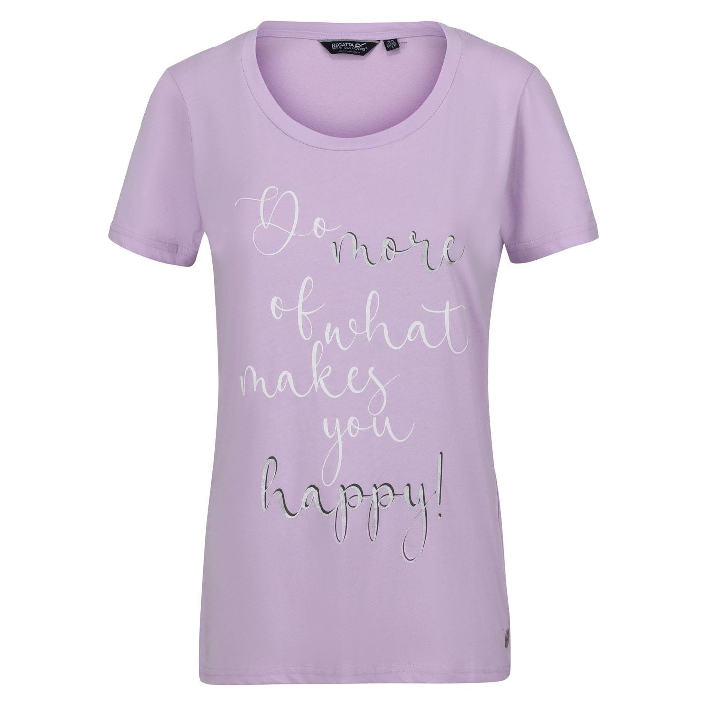 Regatta Scoop Neck Lettering Regular Fit T-Shirt