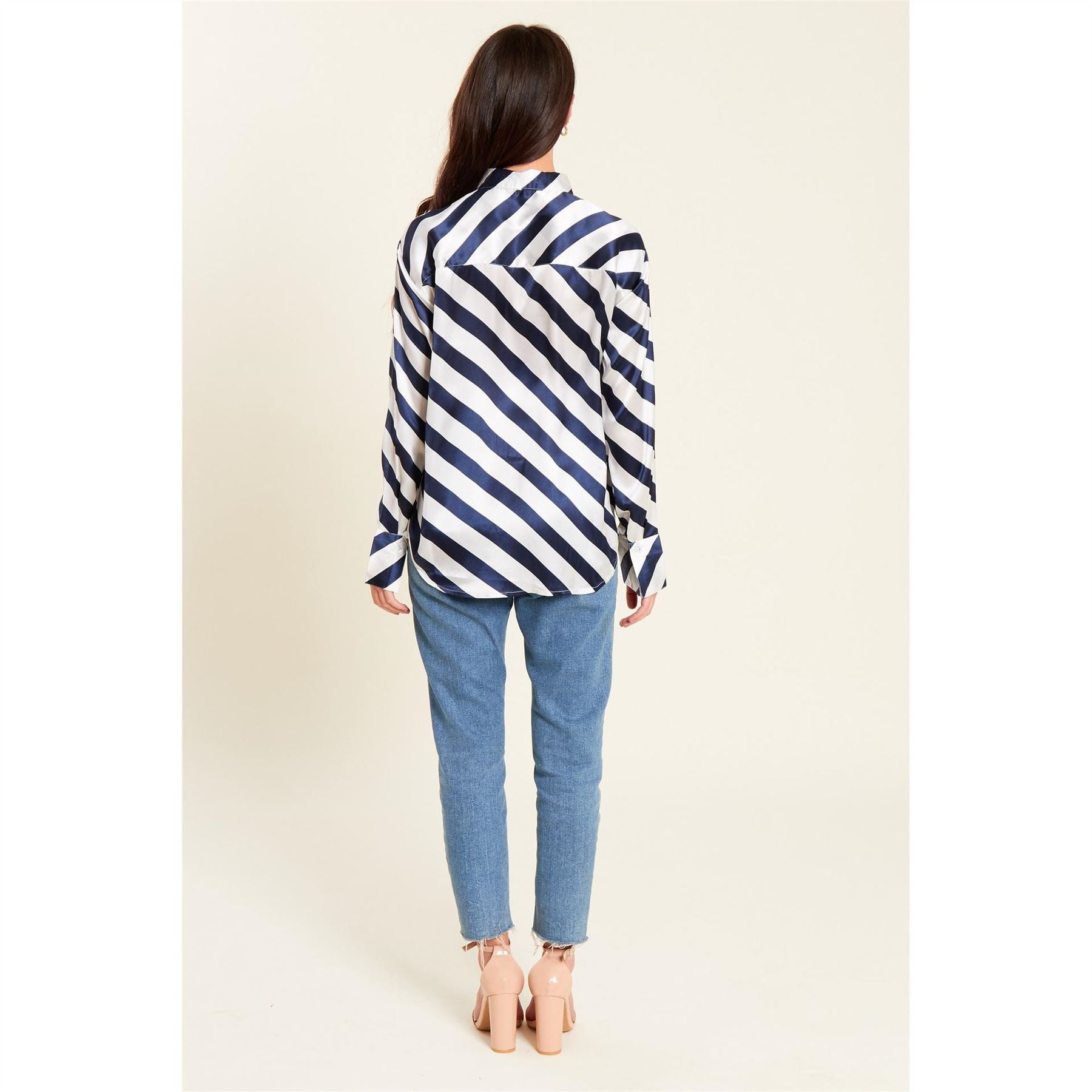 Be You Satin Long Sleeve Regular Fit Shirt
