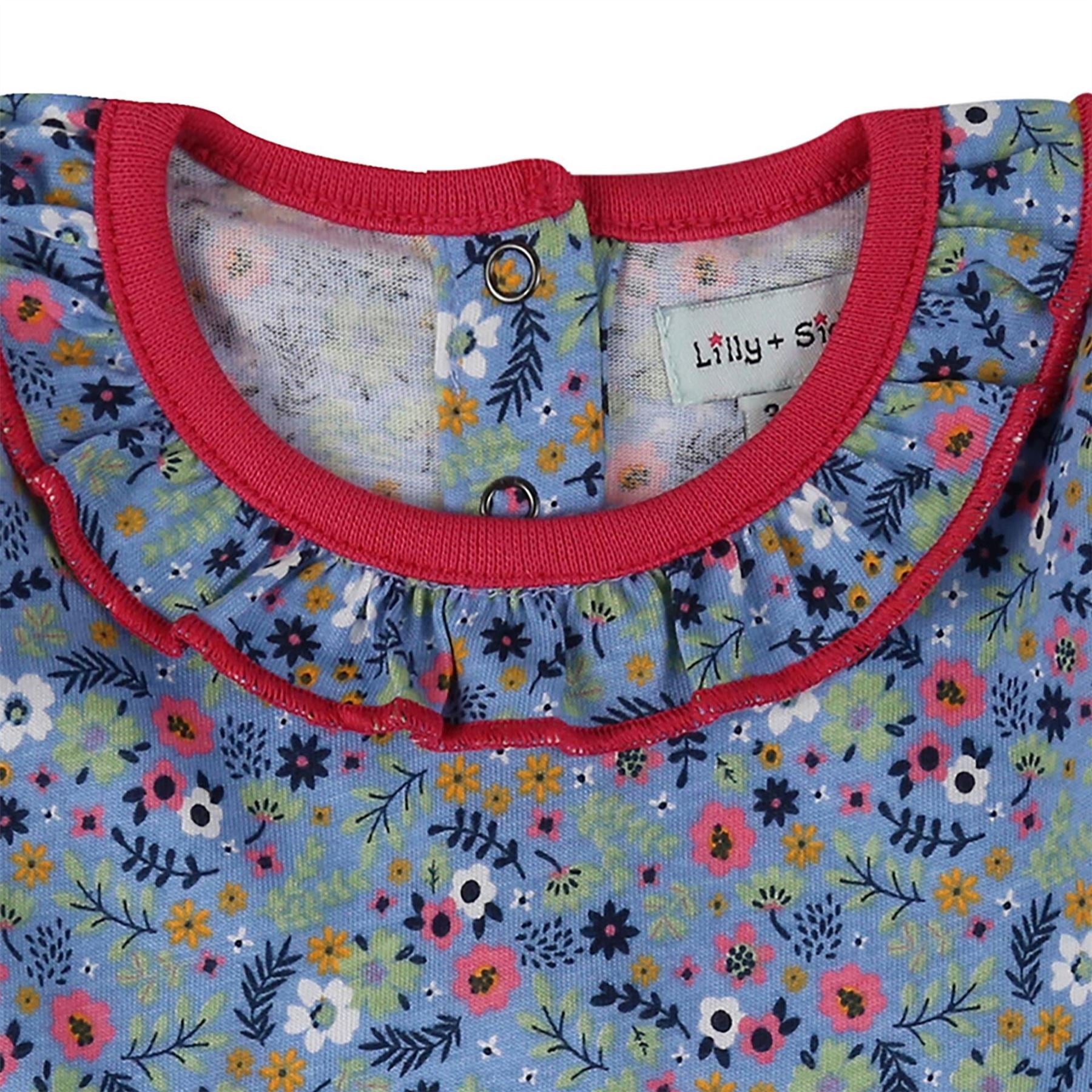 Lilly and Sid Ditsy Crew Neck Long Sleeve T-Shirt Legging Coord Set