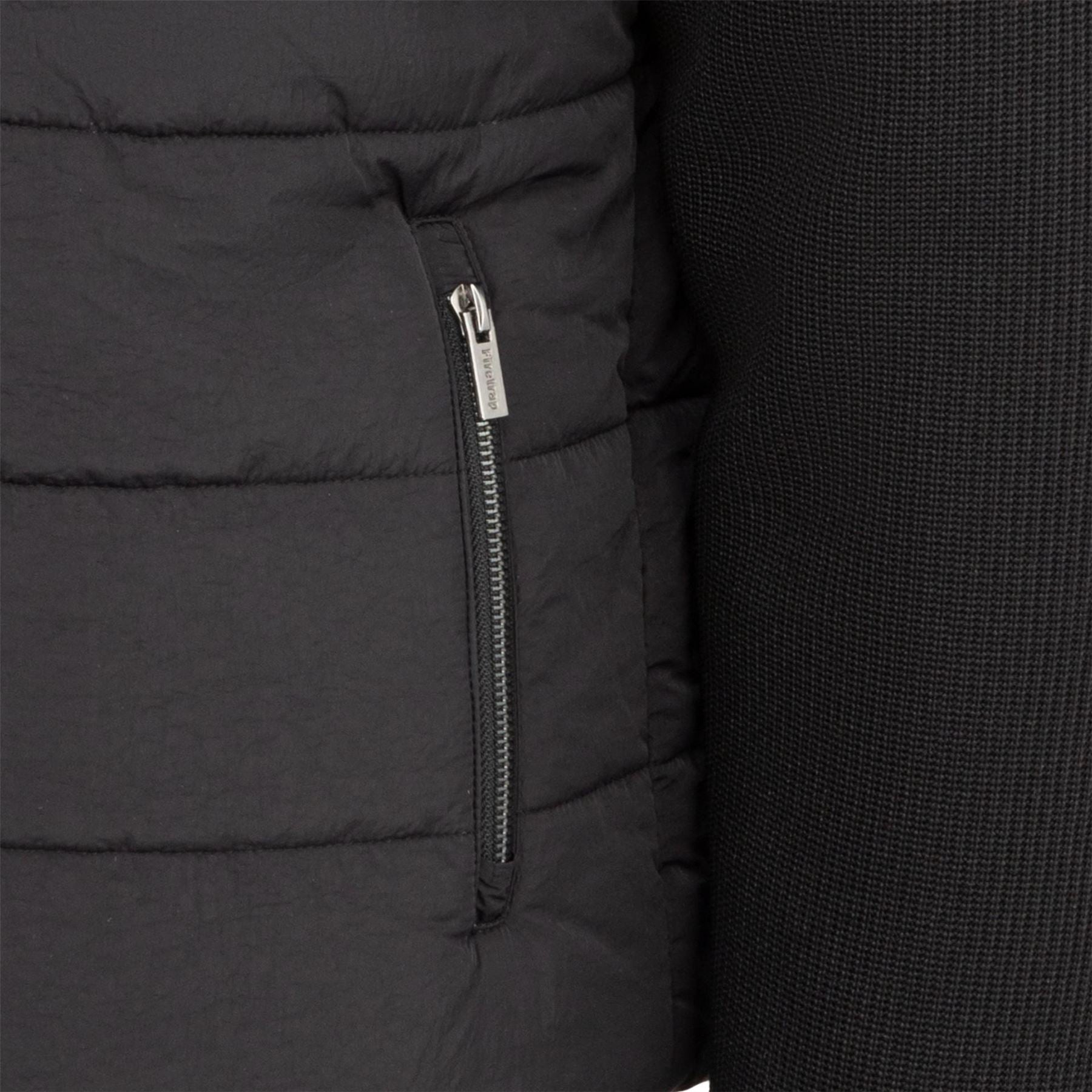 Firetrap Sartorial Padded Quilted Long Sleeve Hybrid Jacket