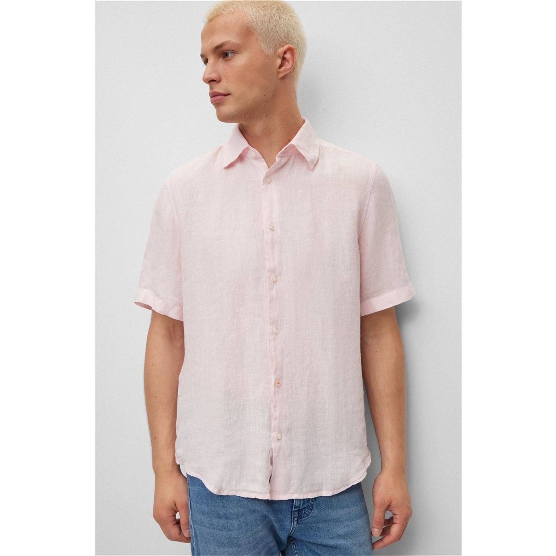 Boss Hbo Rash 2 Lin Short Sleeve Relaxed FiT-Shirt