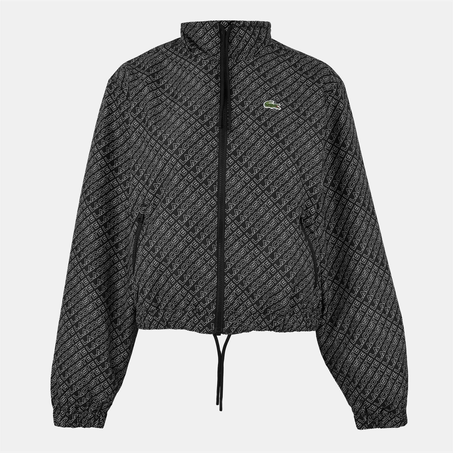 Lacoste Relaxed Fit Funnel Neck Long Sleeve Athletic Top