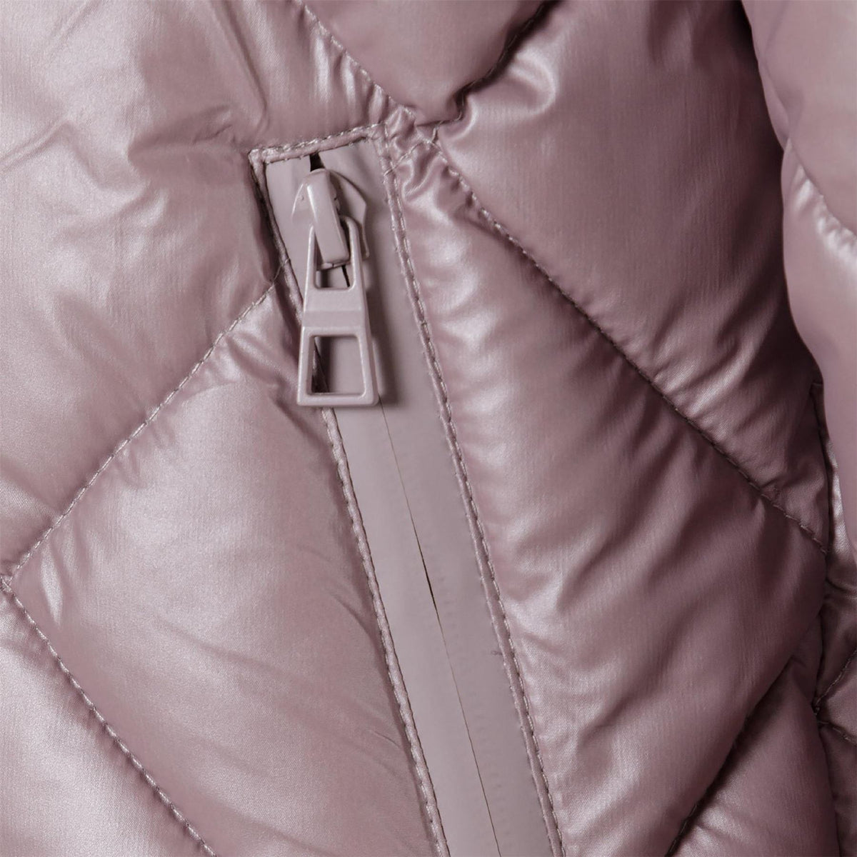 Minoti Girls Quilted Jacket With Hood And Zip Pockets Lilac