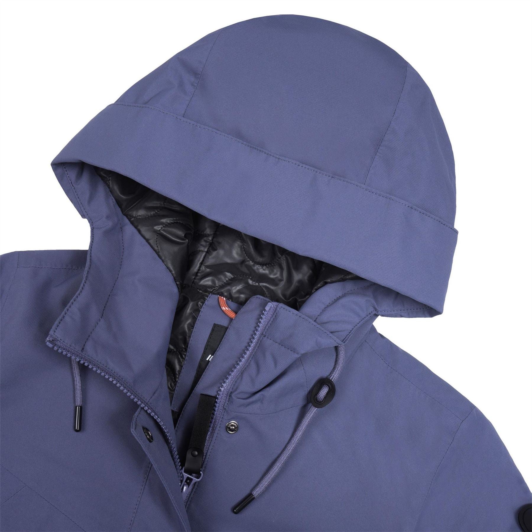 Icepeak Alpena Solid Patterned Hooded Parka Jacket