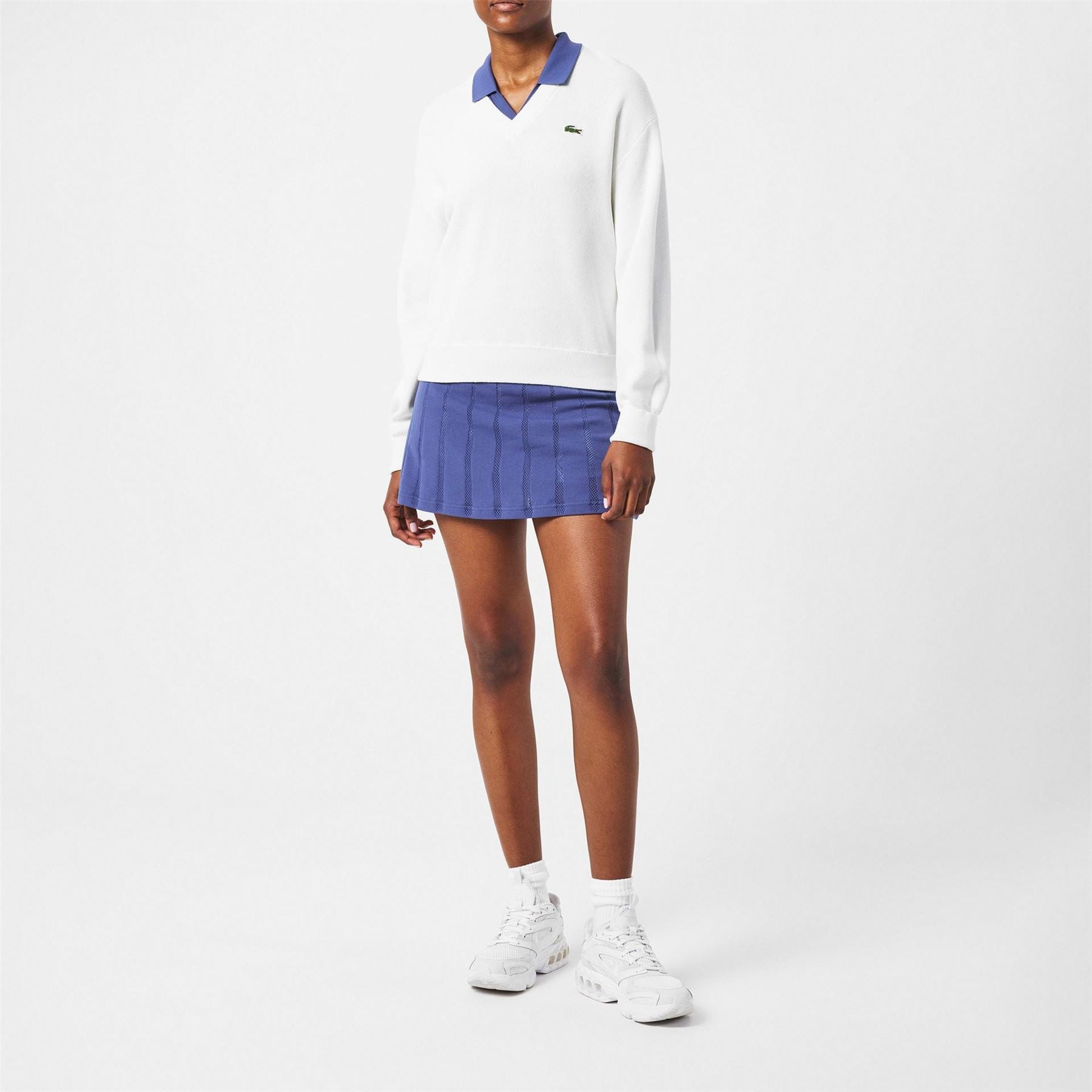 Lacoste V-Neck Regular Fit Long Sleeve Sweater