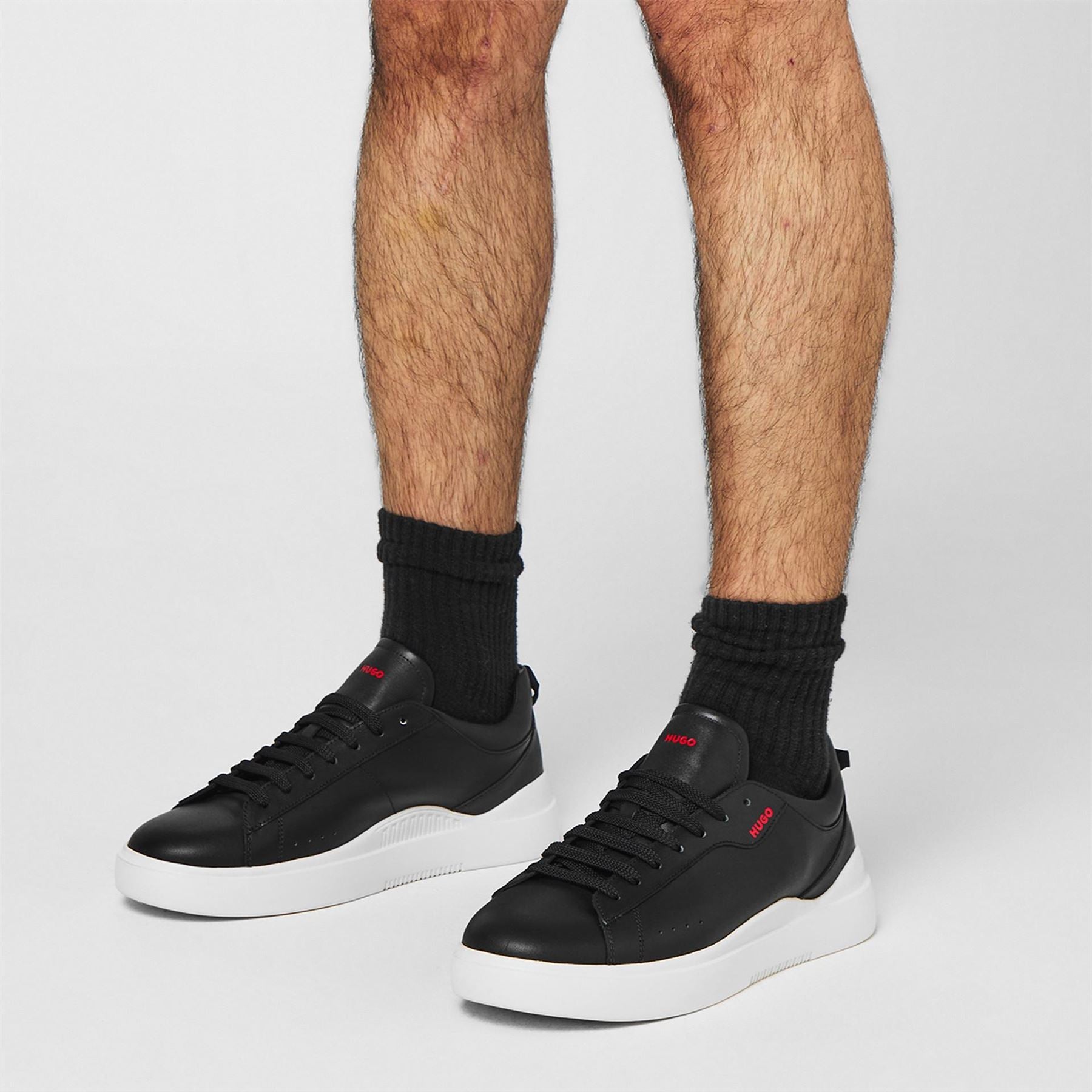 Hugo Tenn Leather Trainers
