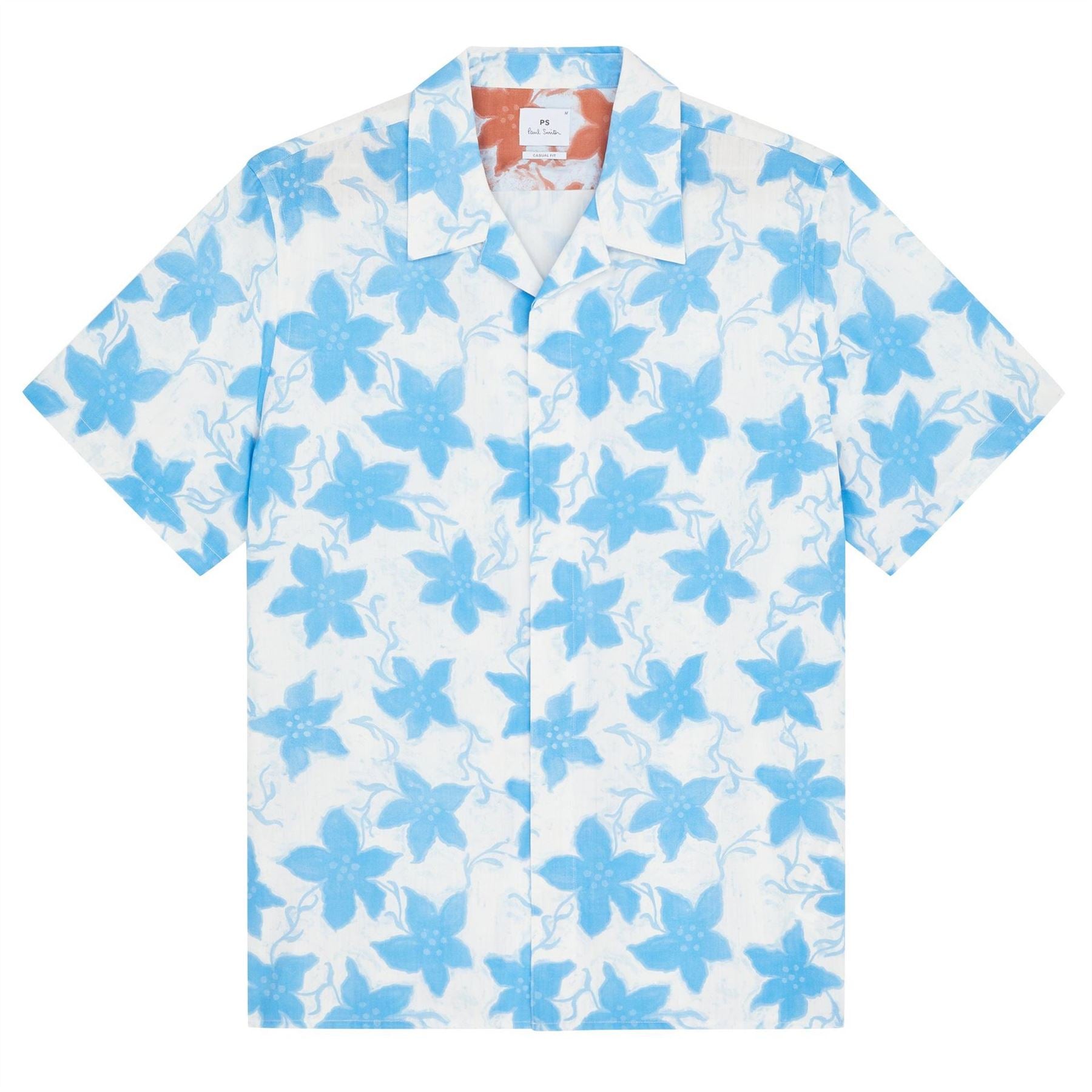 PS Paul Smith Floral Short Sleeve Tailored Fit Shirt