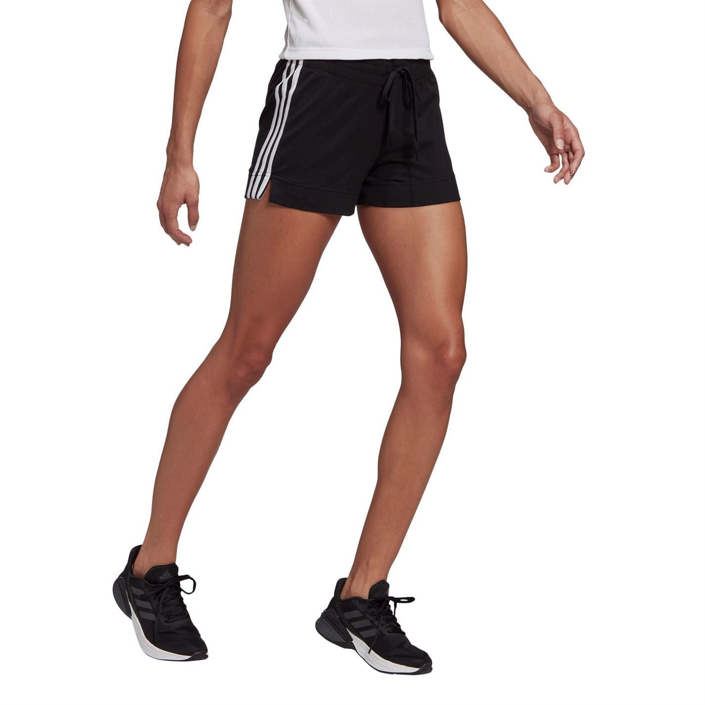adidas Womens Essentials 3 Stripe Shorts