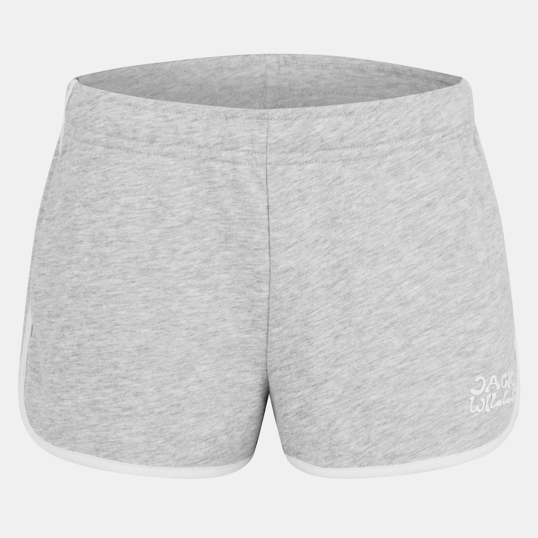 Jack Wills Binded Sweat Shorts with Curved Hem