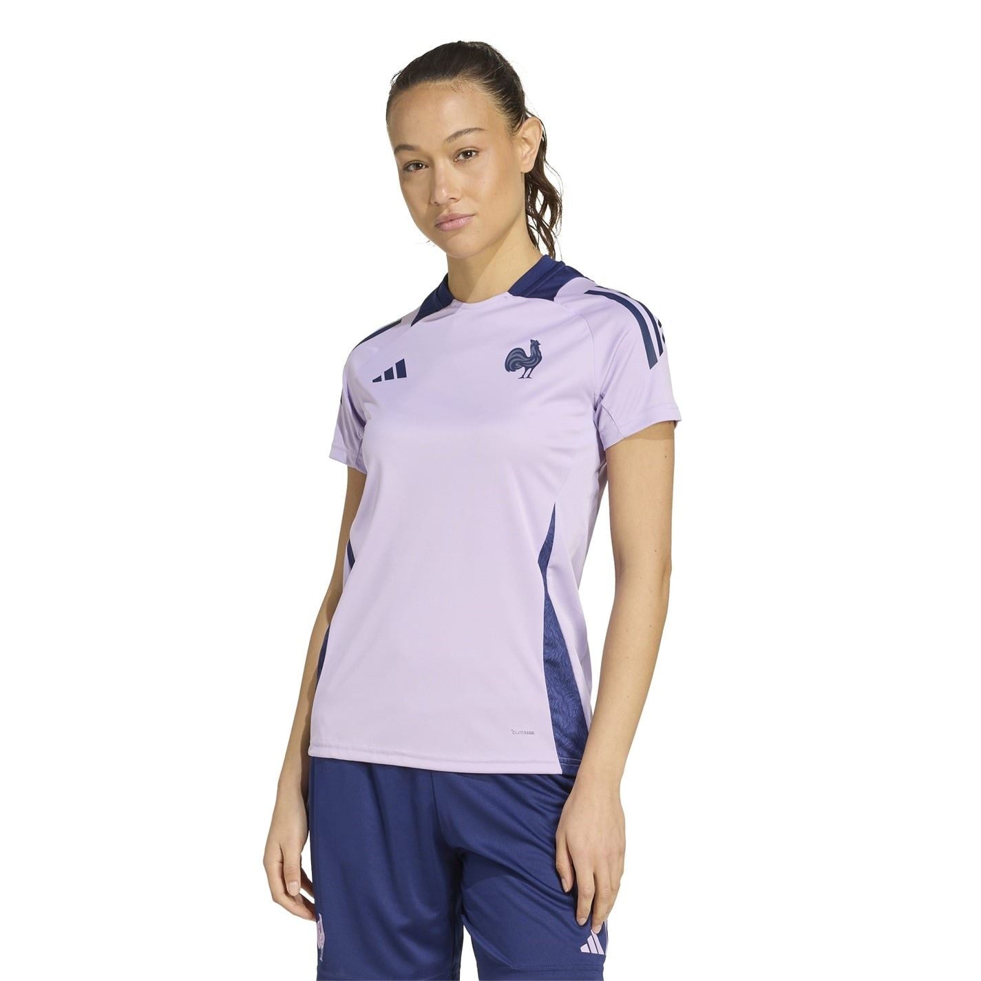 adidas Womens France Rugby Performance T-Shirt 2025