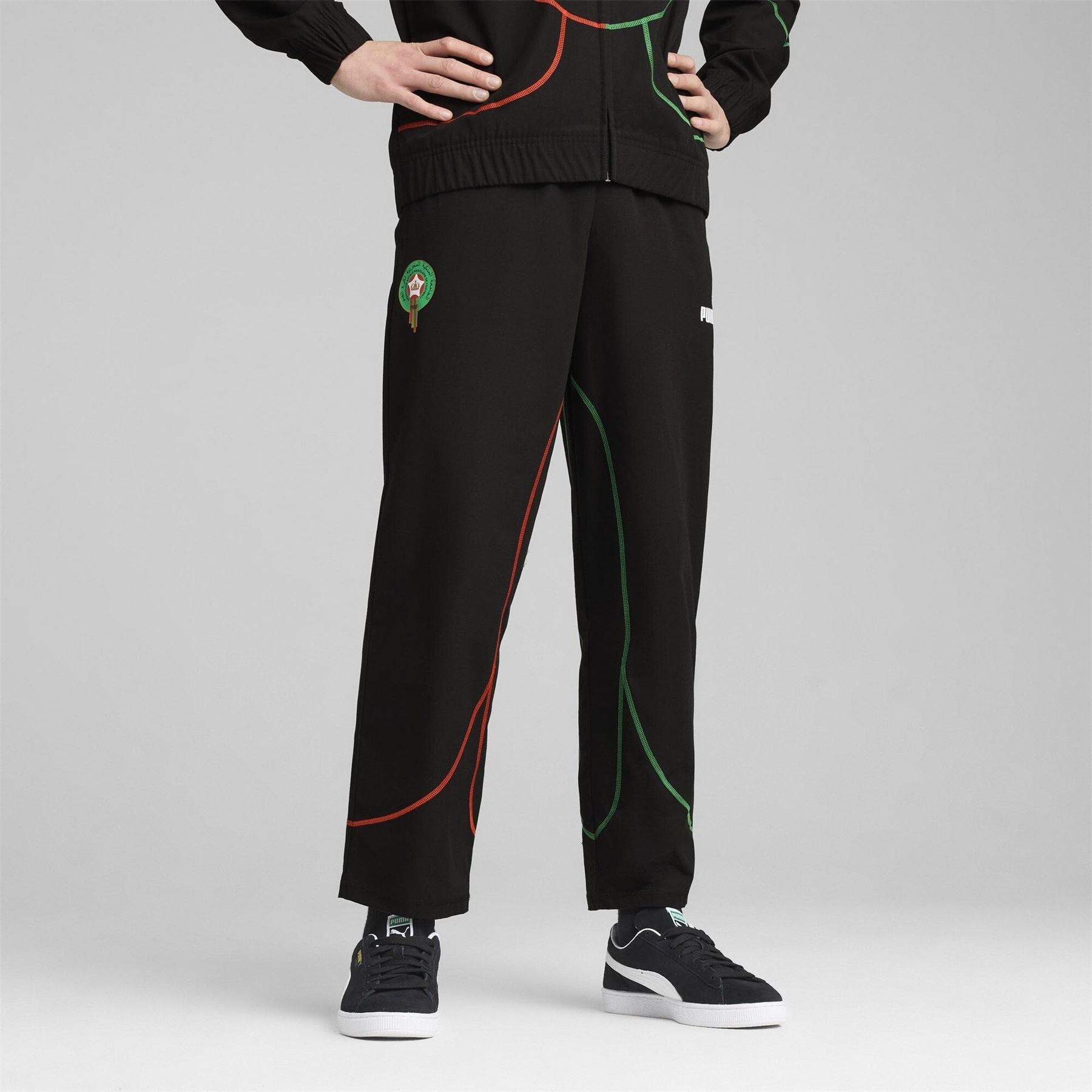Puma Mens Ftblong Sleeve T-Shirtatement Track Pants Tracksuit Bottom