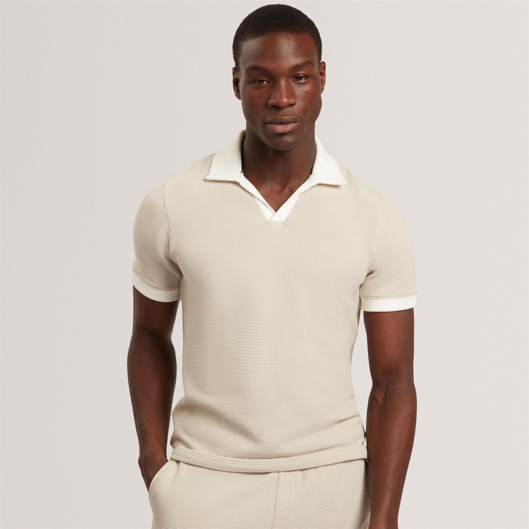 Ted Baker Ss Txtopnnk Polo Sn62
