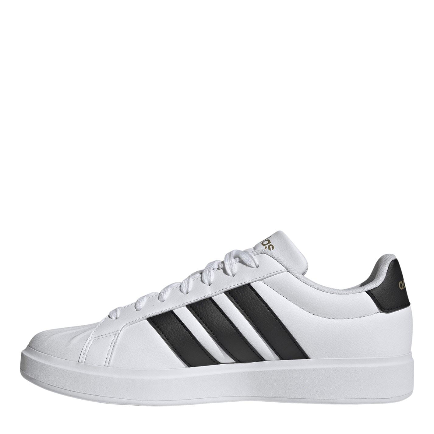 adidas Three Stripes Patterned Lace Up Low Top Sneakers