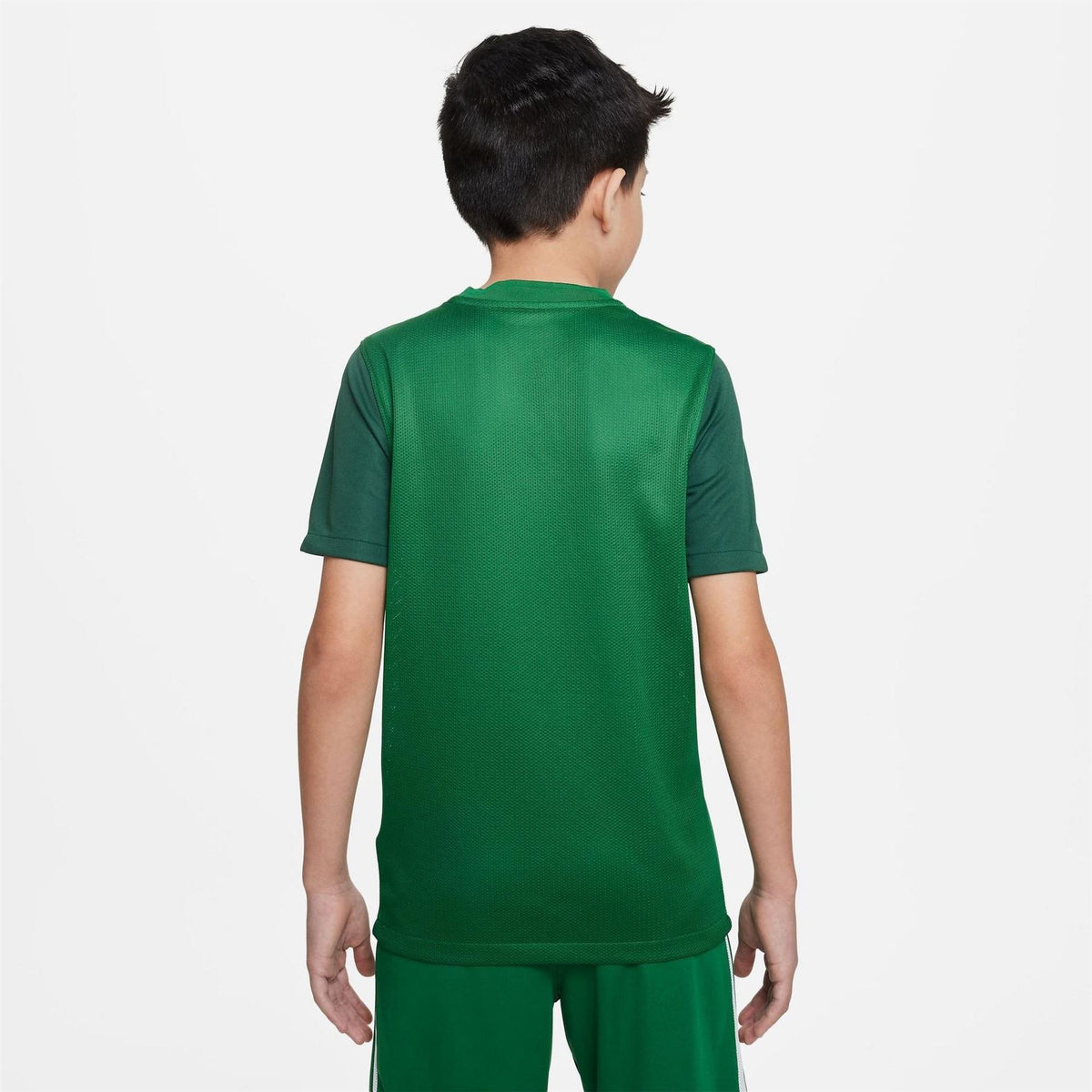 Nike Printed Logo Notched Neck Short Sleeve Jersey T-Shirt