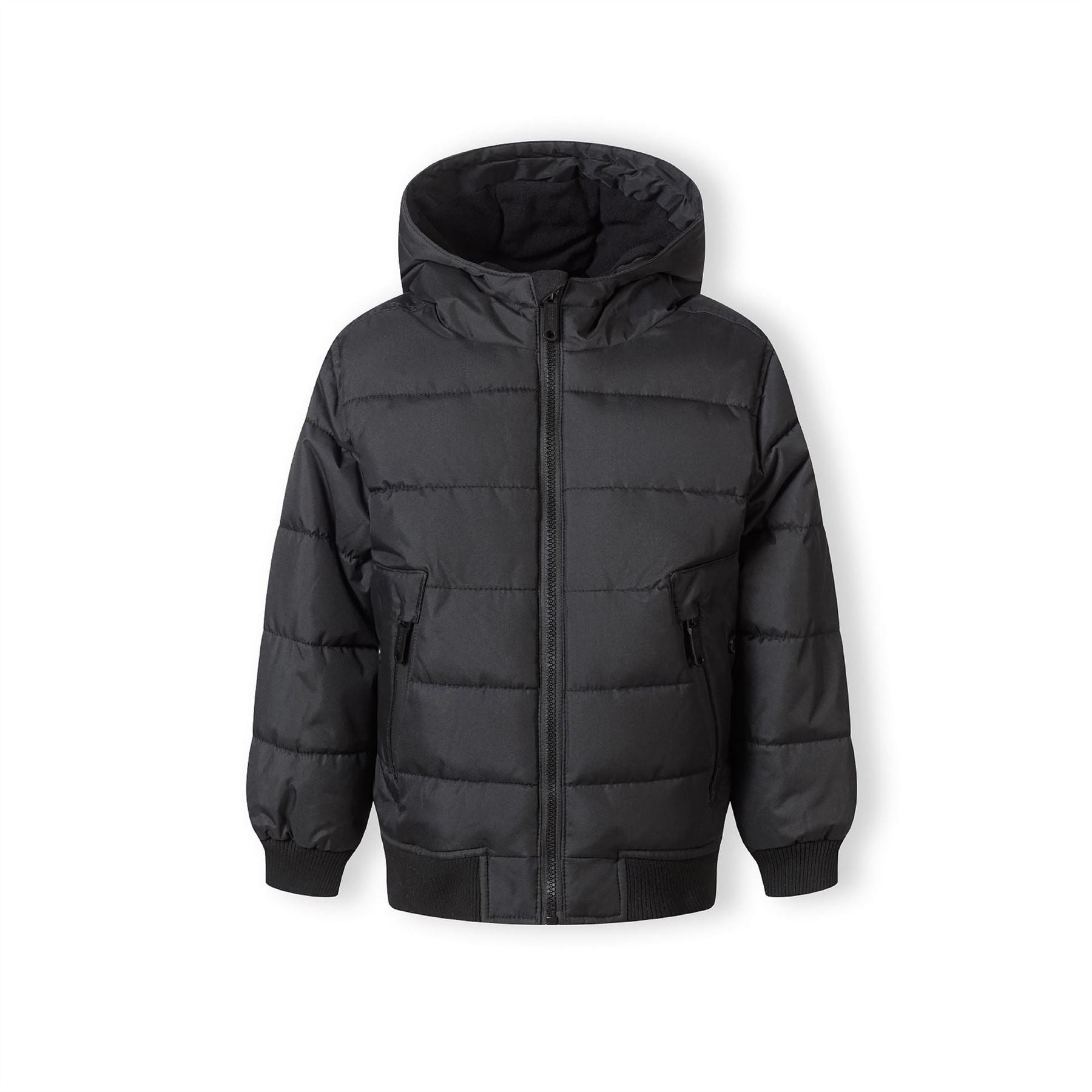 Minoti Boys Padded Jacket With Hood Black