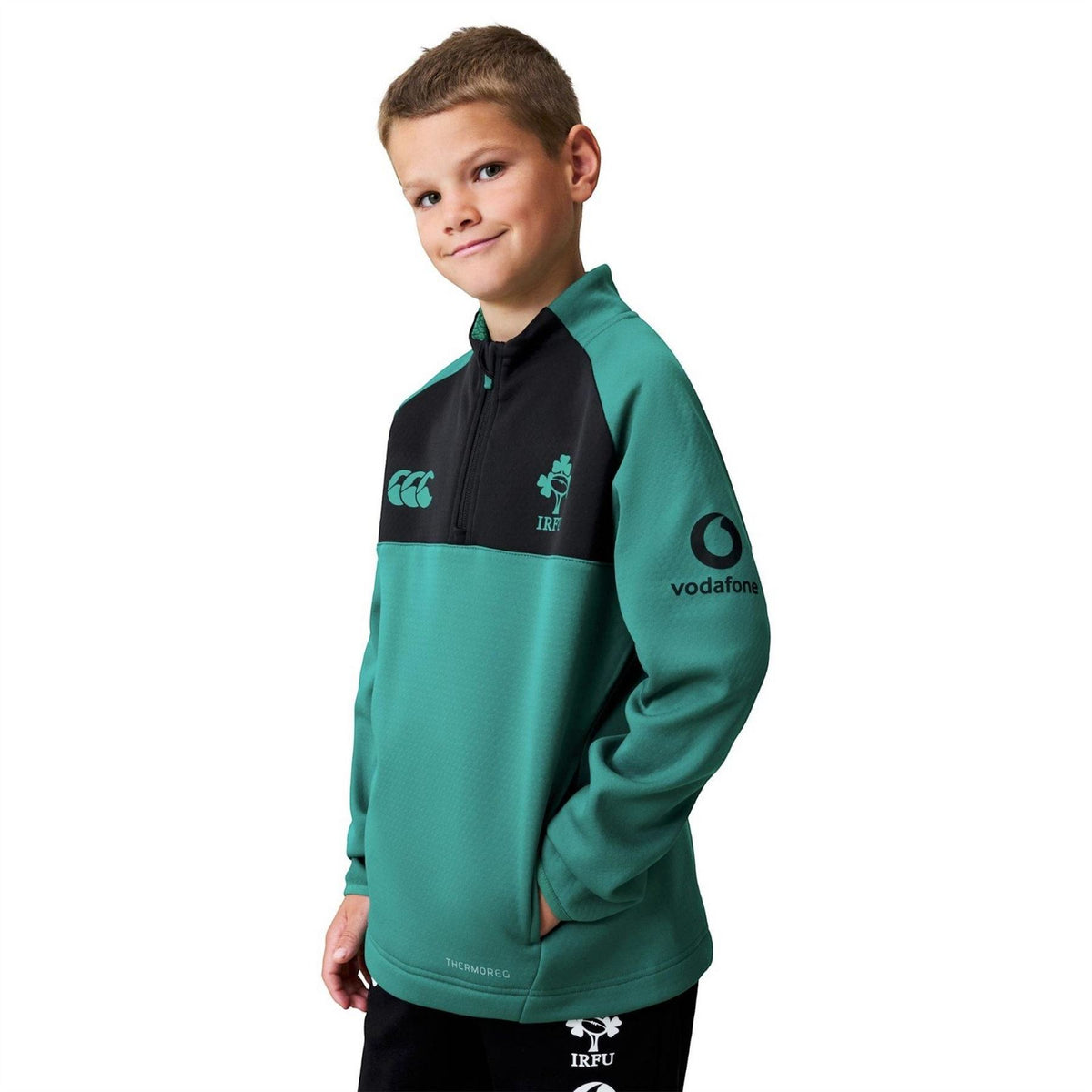 Canterbury Ireland Half Zip Top Junior