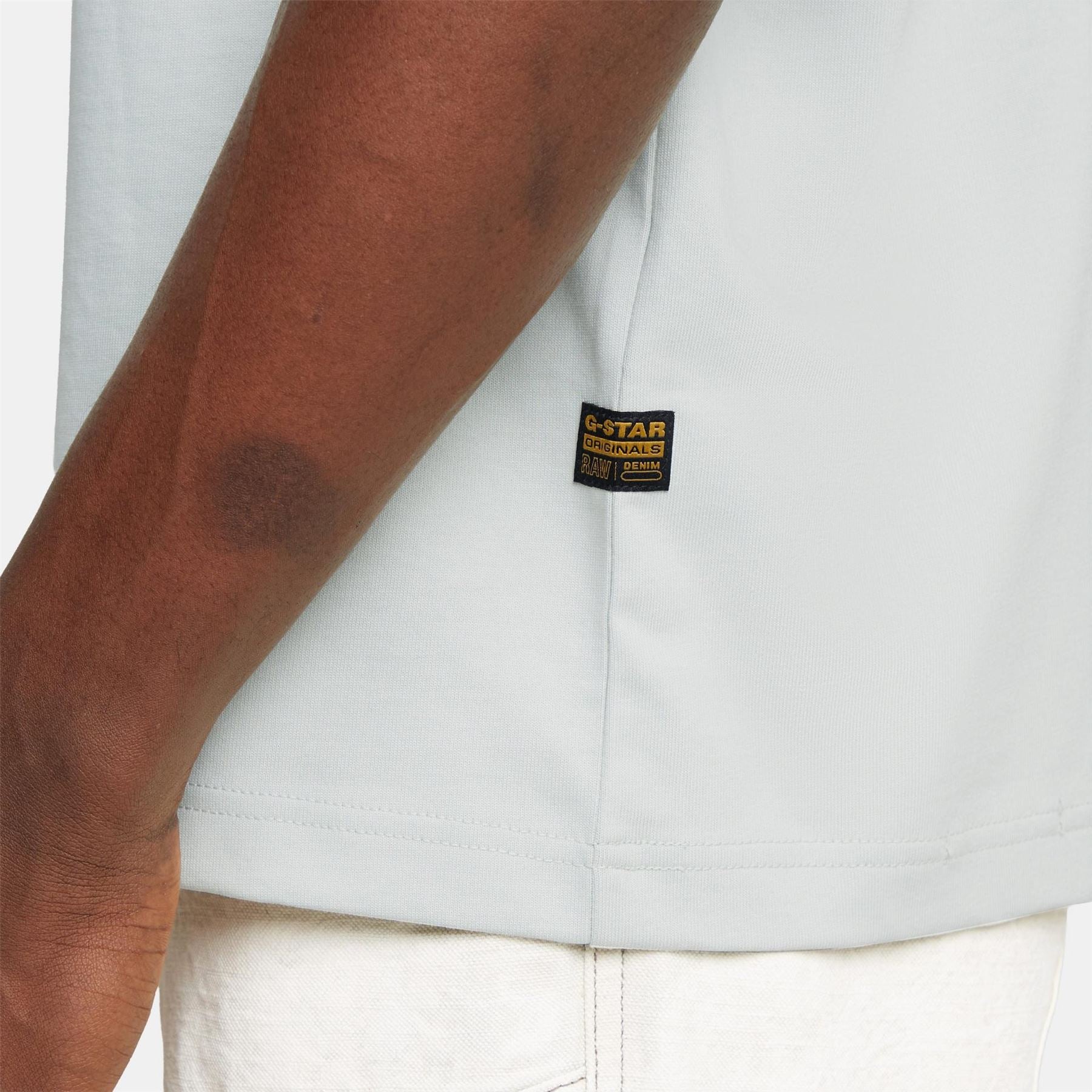 G Star Barcode Graphic Crew Neck Short Sleeve T-Shirt