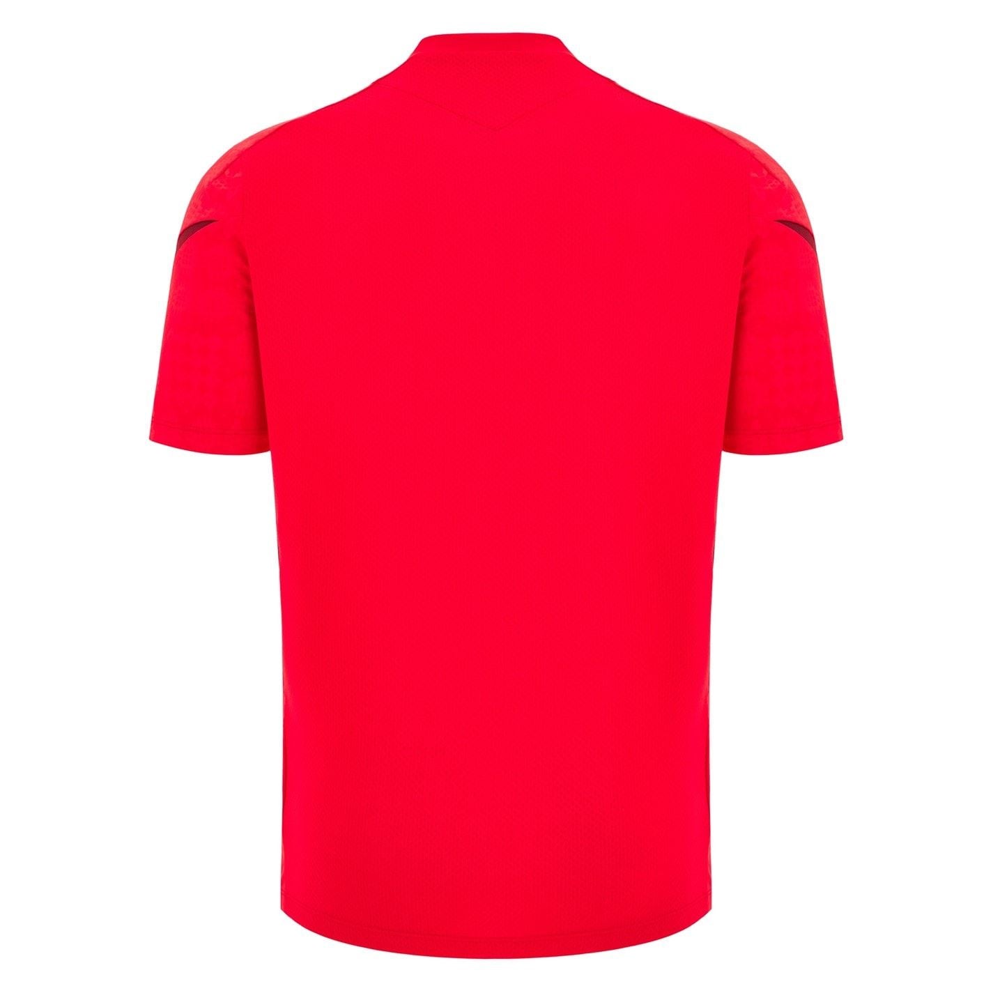 Macron Wales Rugby Training Shirt 2025 Adults