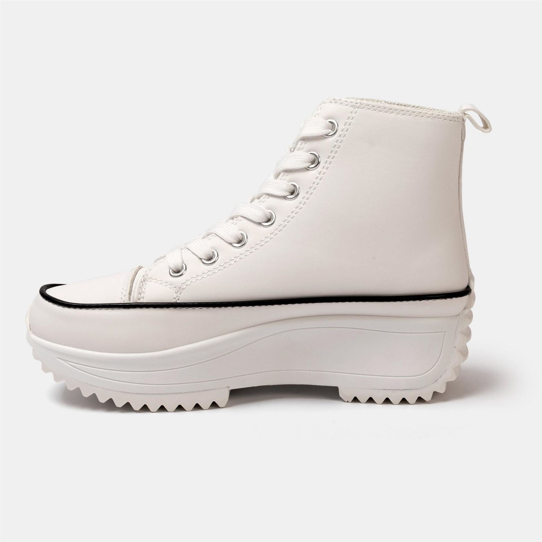 Firetrap Platform Hi Top Ladies Trainers