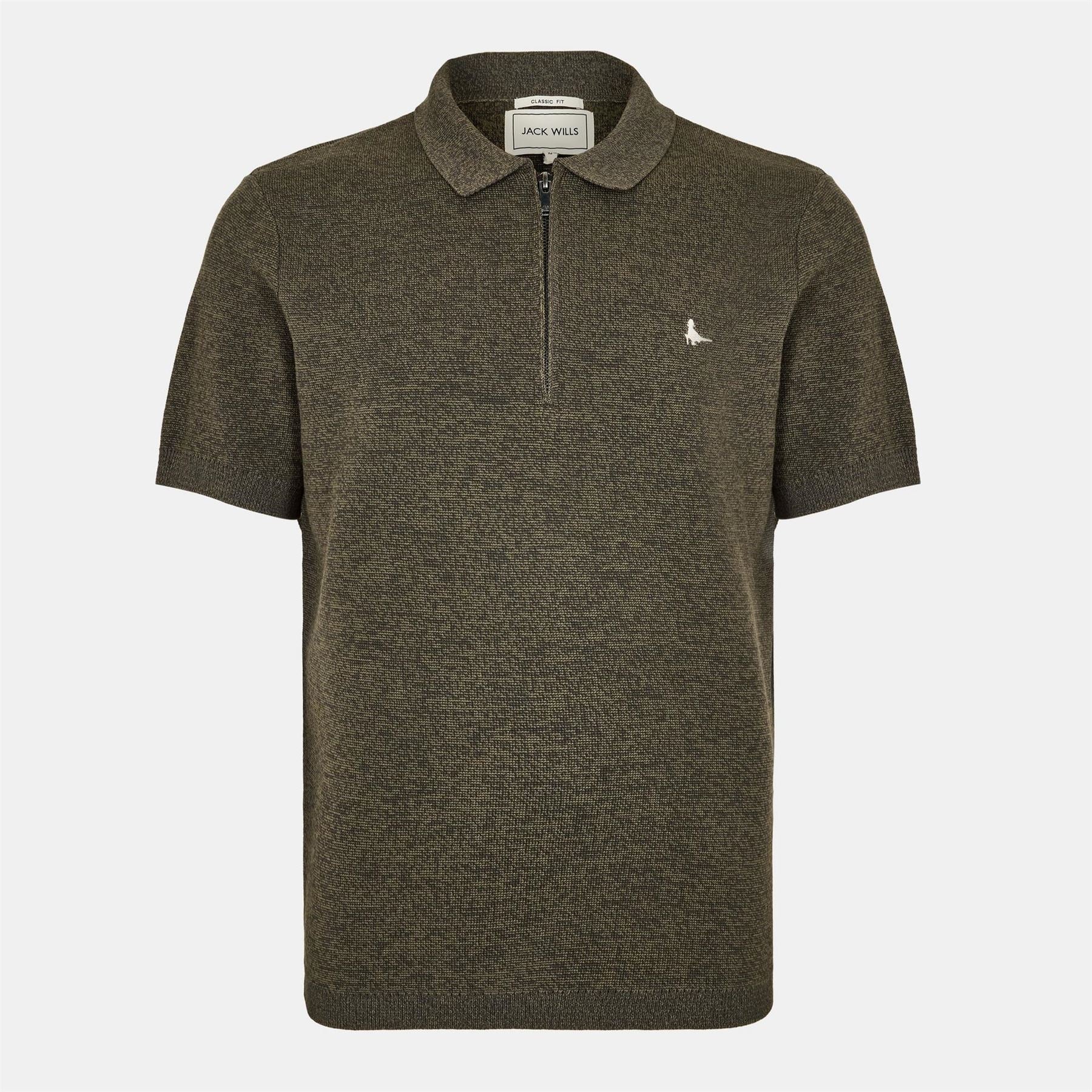 Jack Wills Short Sleeve Zip Knit Polo