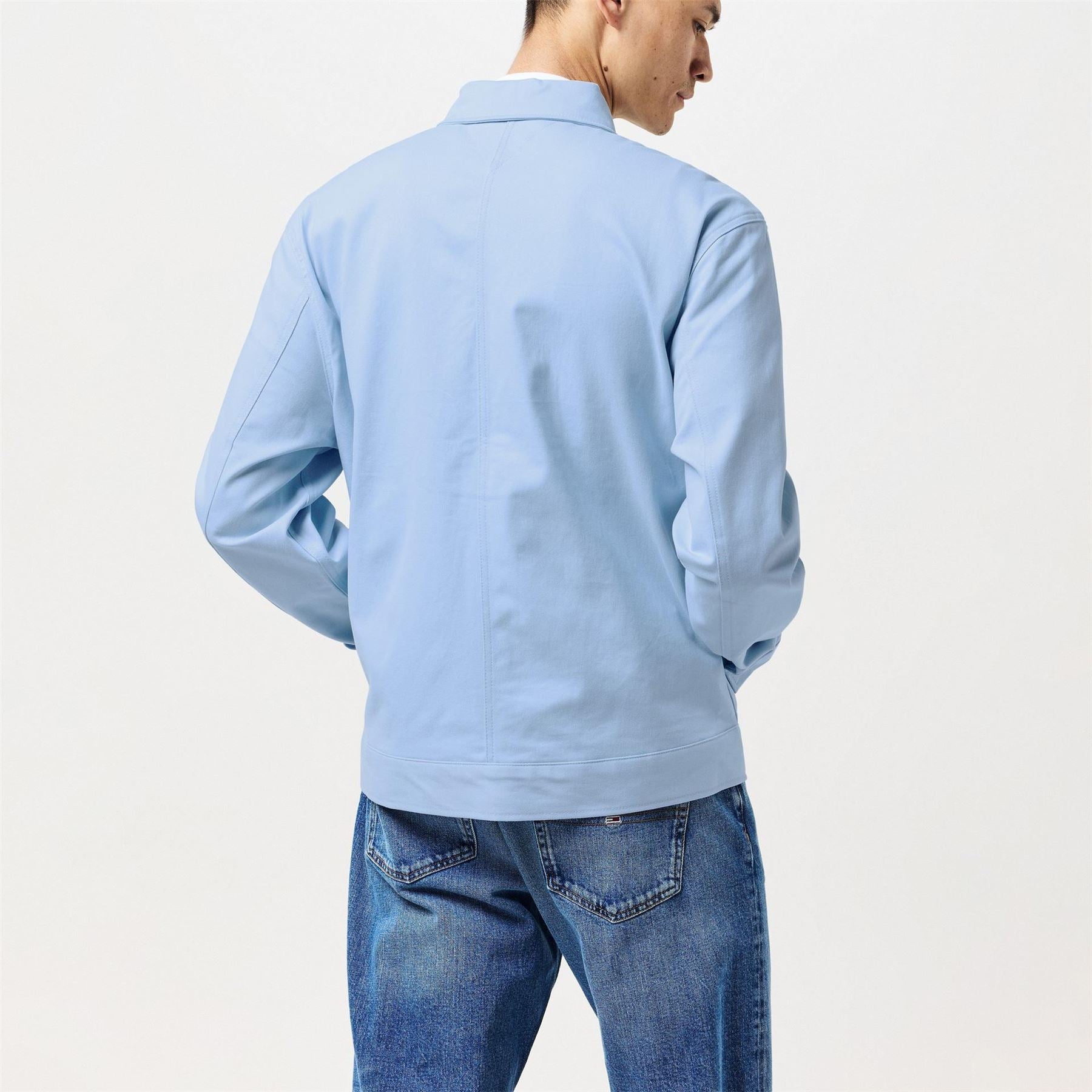 Tommy Jeans Hooded Ribbed Cuff Relaxed Fit Overshirt