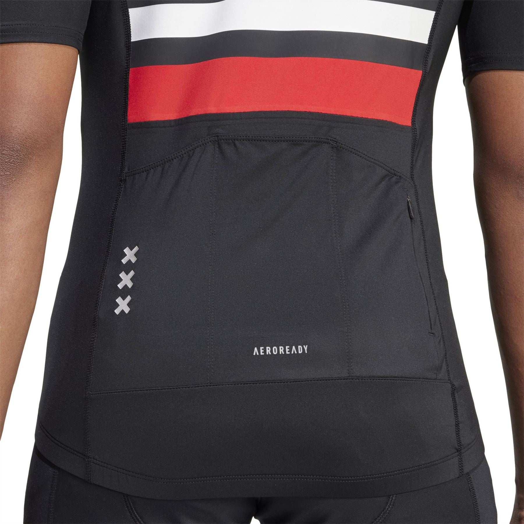 adidas Mock Neck Short Sleeve Slim Fit Jersey