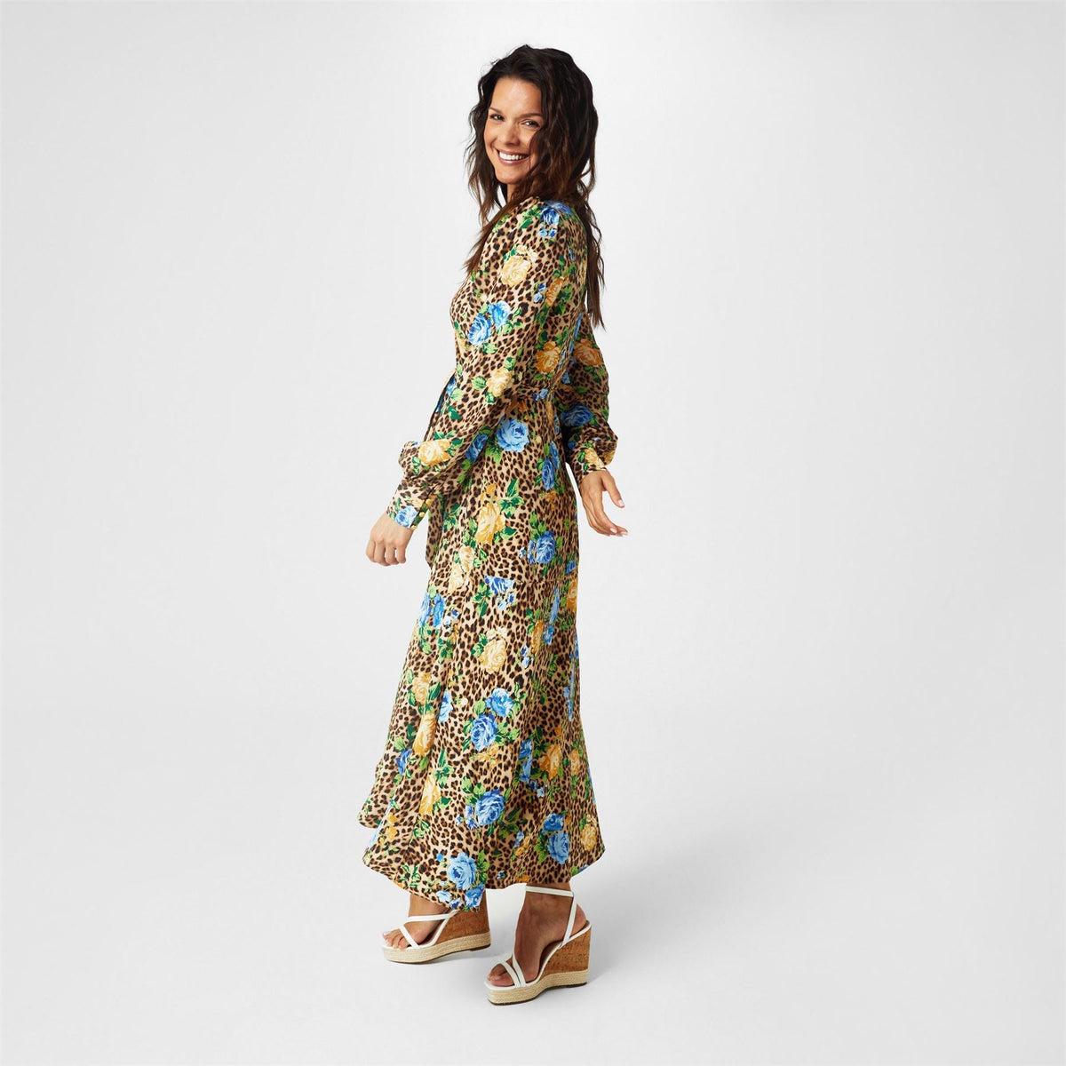 Biba Printed Wrap Dress