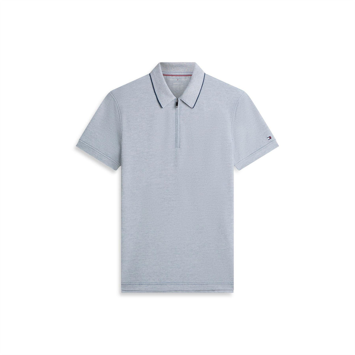 Tommy Hilfiger Dc Zipped Short Sleeve Polo Shirt