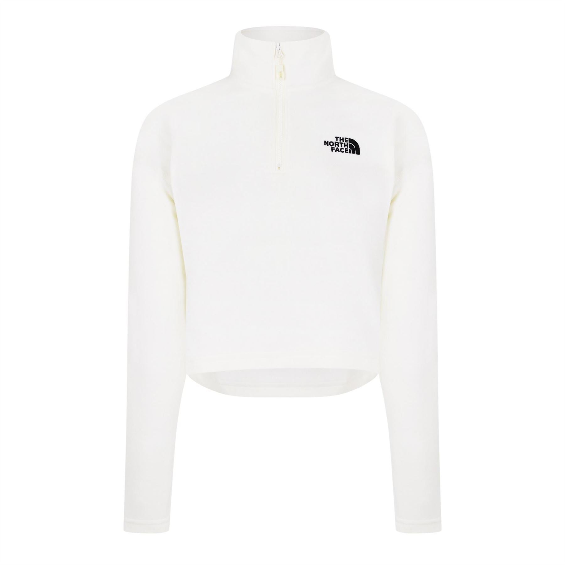 The North Face Glacier Quarter Zip Crop Fleece Top