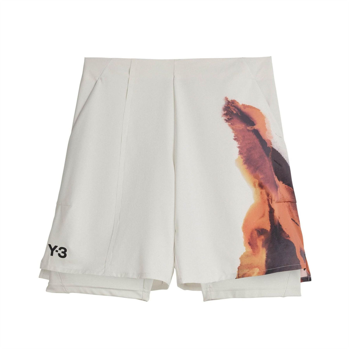Y3 3 Tennis Shorts And Leggings Set
