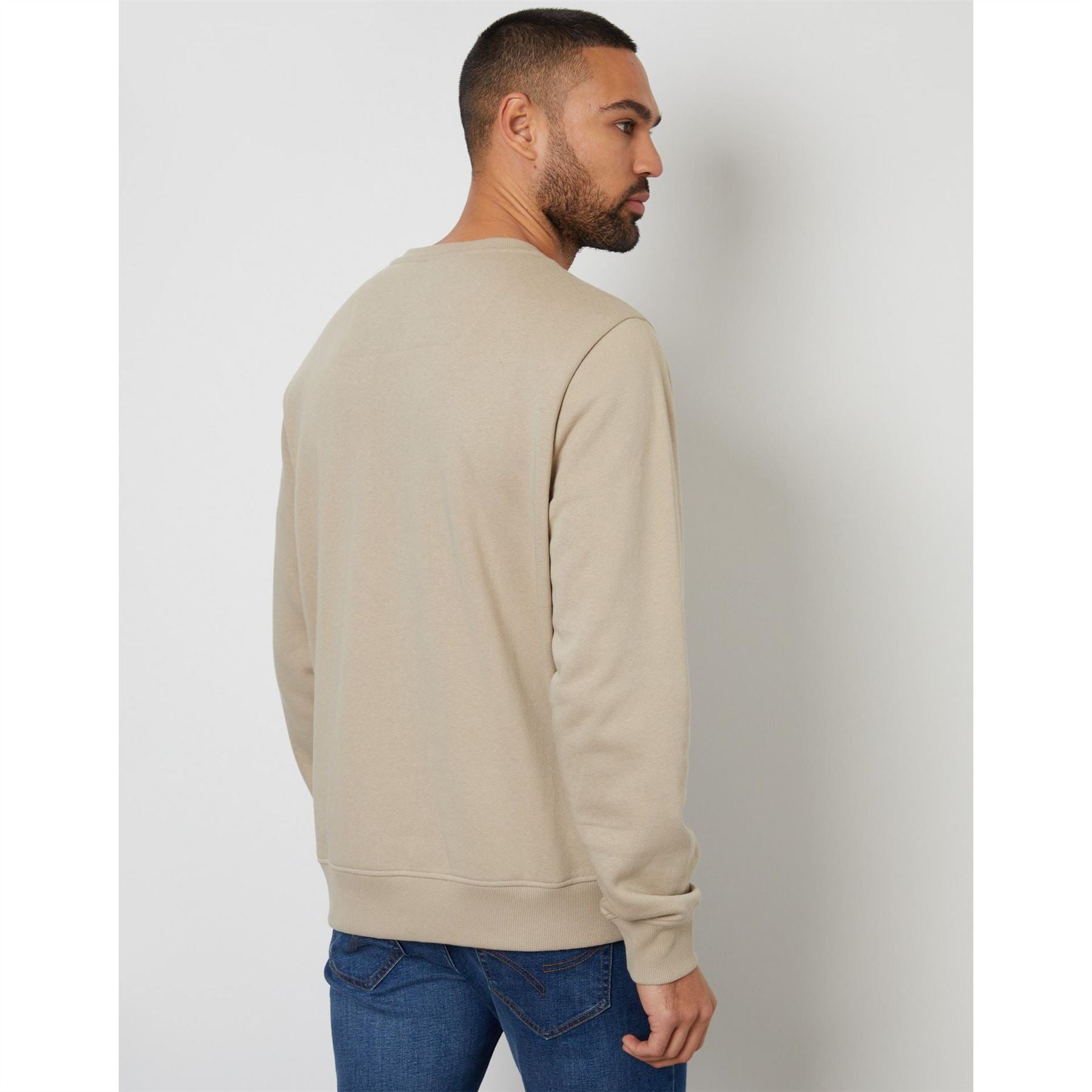 Threadbare Regular Fit Crew Neck Long Sleeve Sweatshirt
