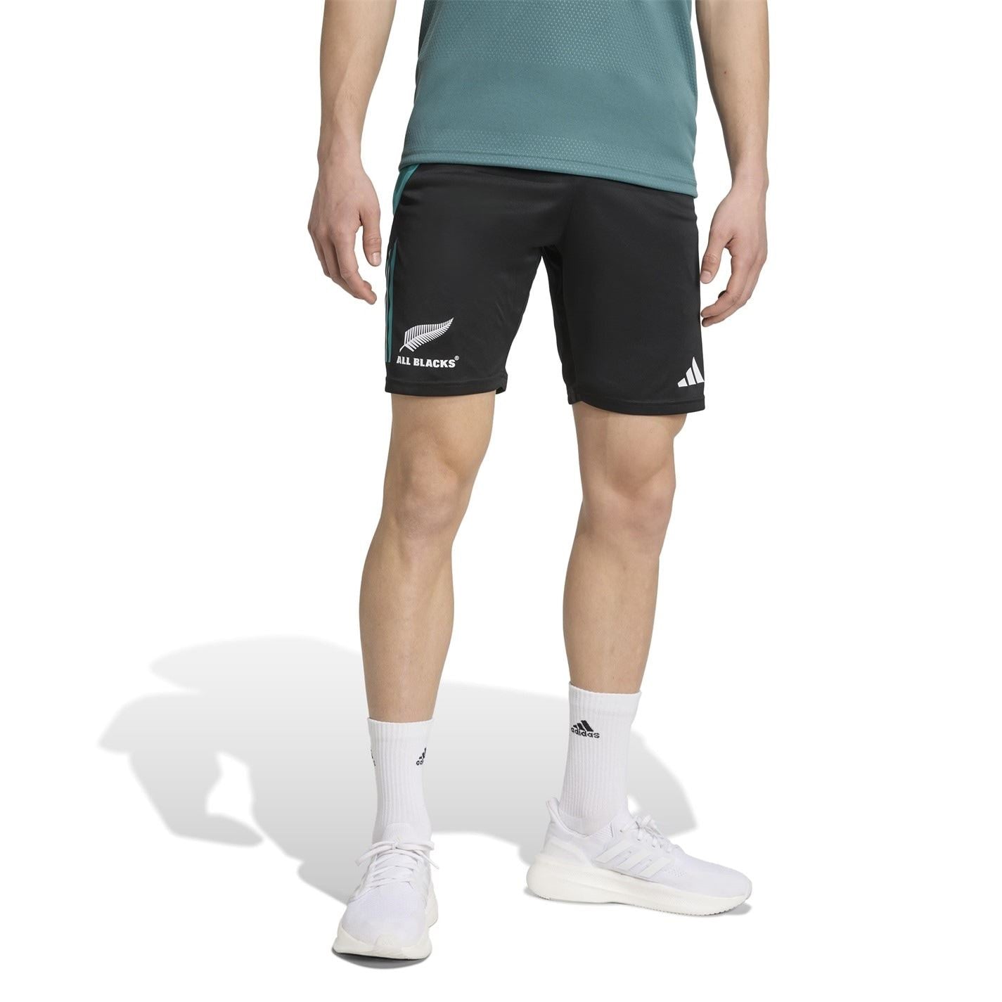 adidas Mens All Blacks Gym Shorts