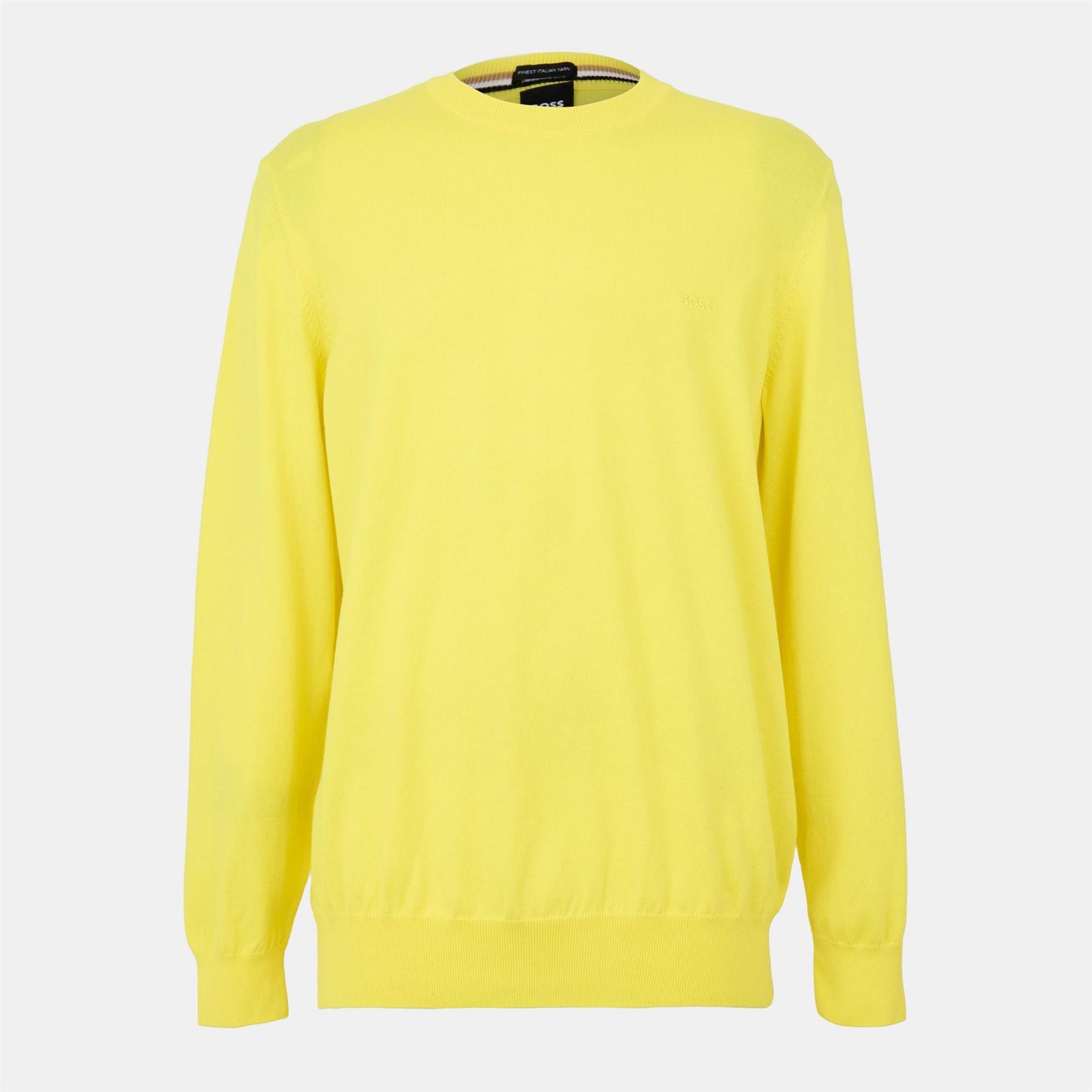 Boss Pascas Cotton Long Sleeve Crew Neck Jumper