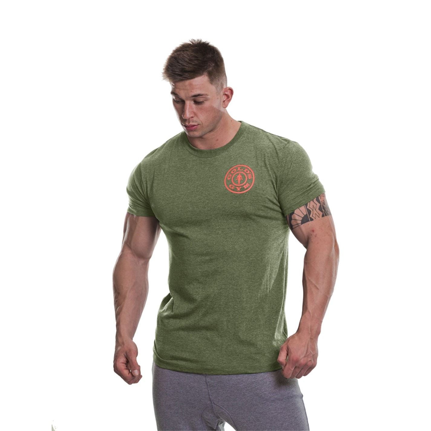 Golds Gym Mens Basic Left Chest T-Shirt