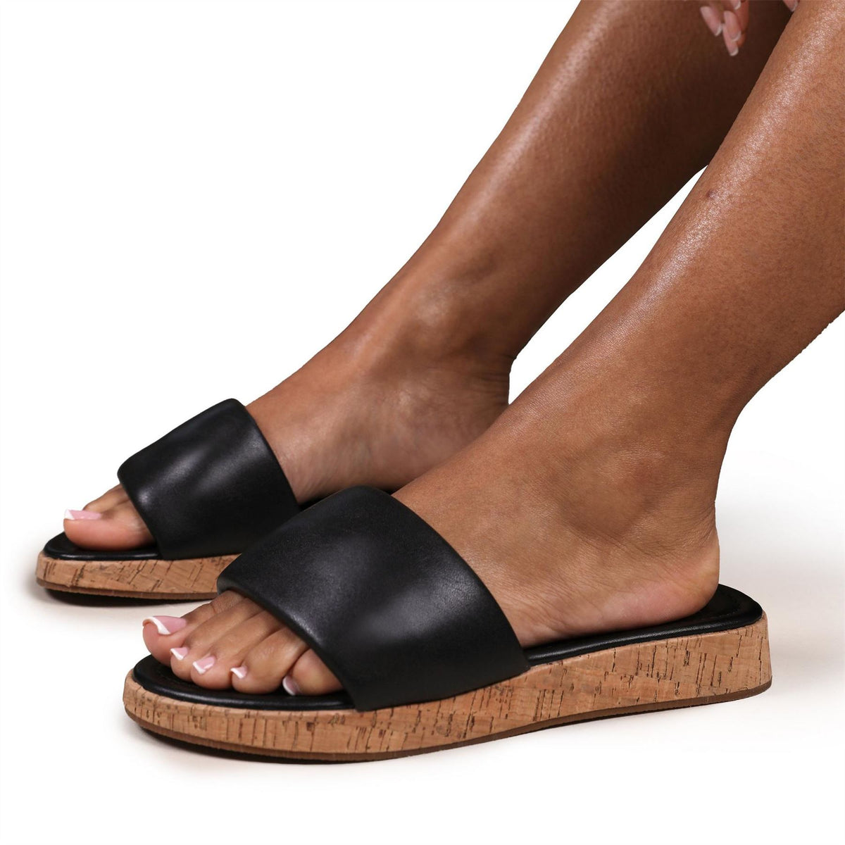 Wheres That From Pu Julia Flatform Sliders Sandal Ladies