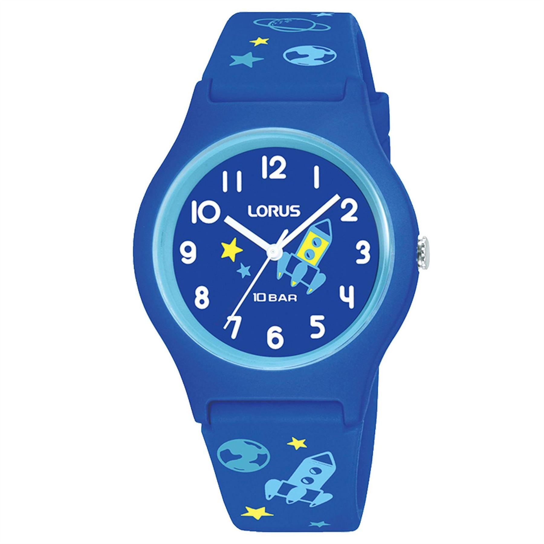 Lorus Youth Analogue Rubber Strap Watch