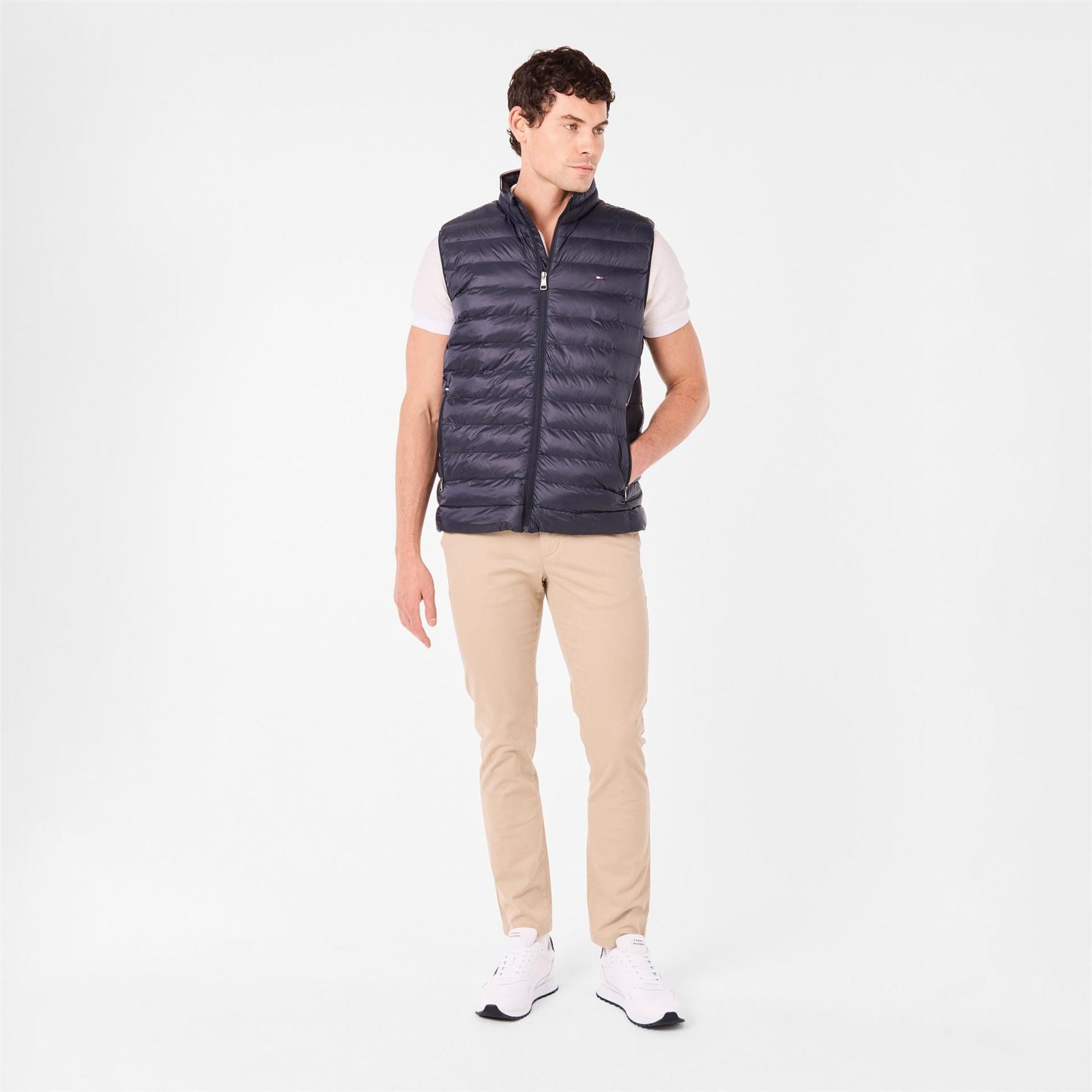 Tommy Hilfiger Denton Solid Patterned Five Pocket Chinos