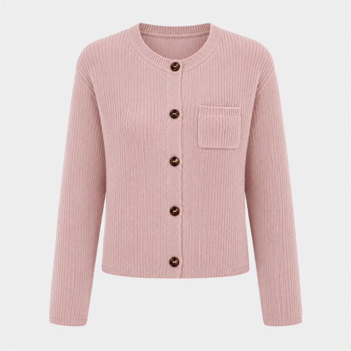 I Saw It First Half Ribbed Knit Cardigan