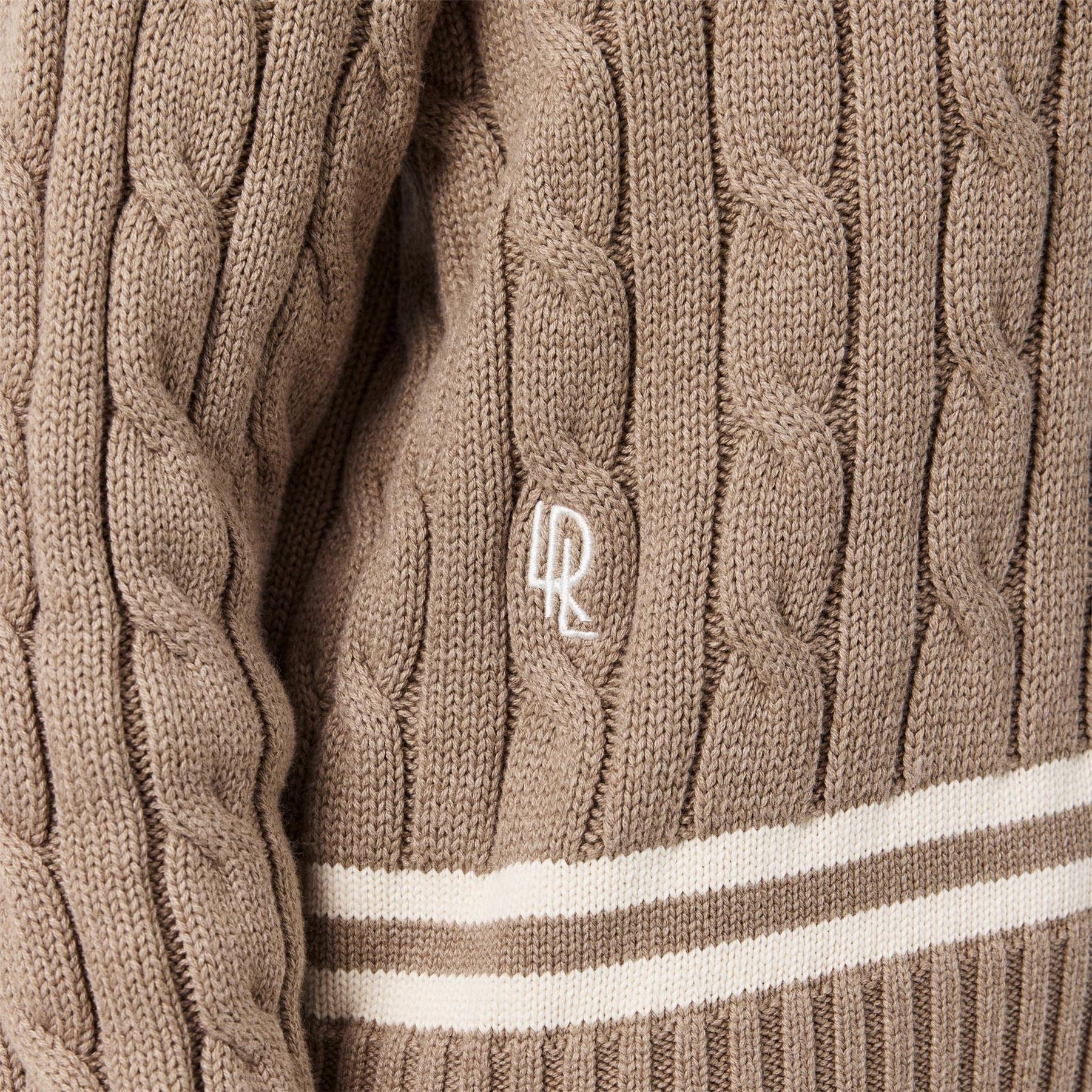 Lauren by Ralph Lauren V-Neck Long Sleeve Regular Fit Sweater