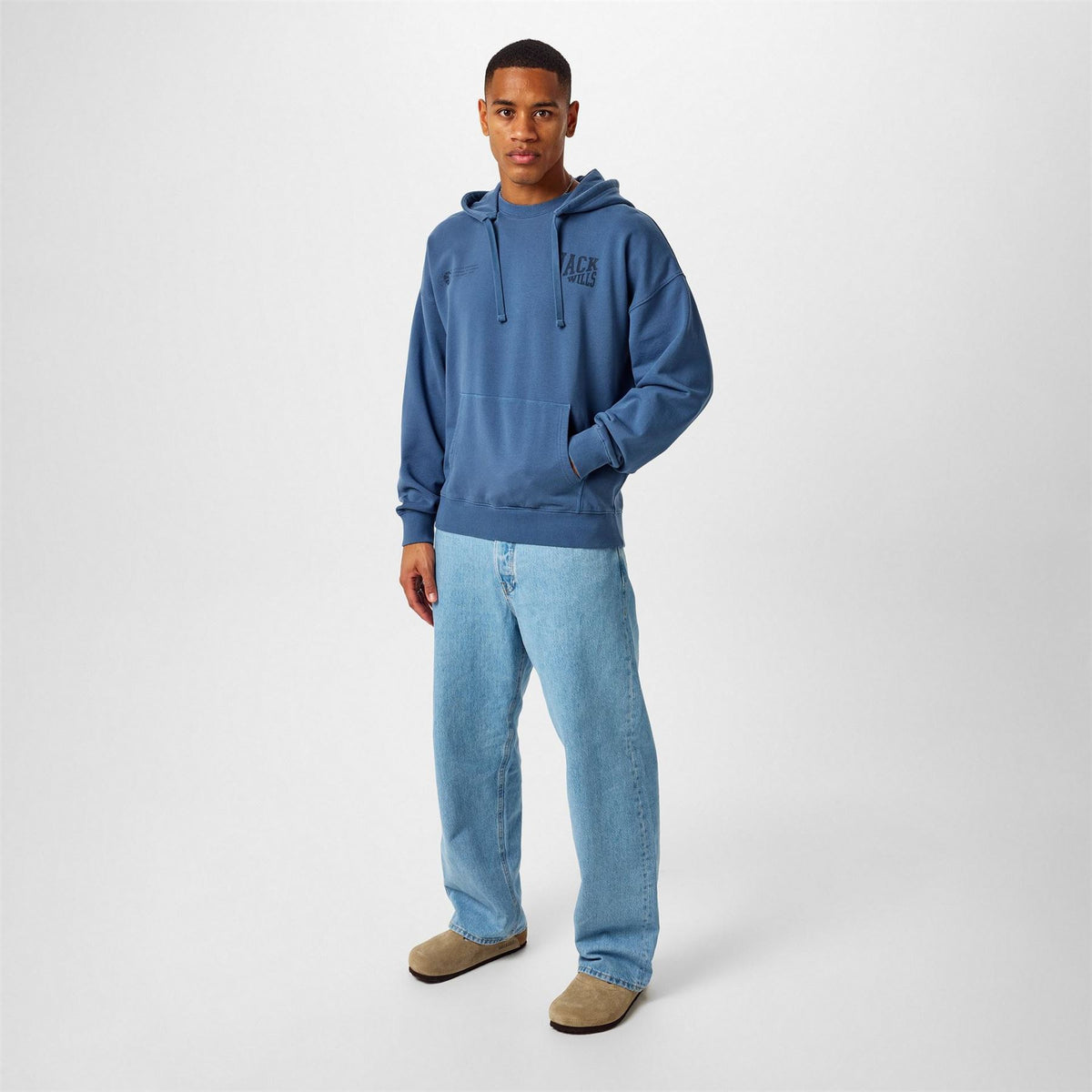 Jack Wills Hooded Hybrid Sweatshirt