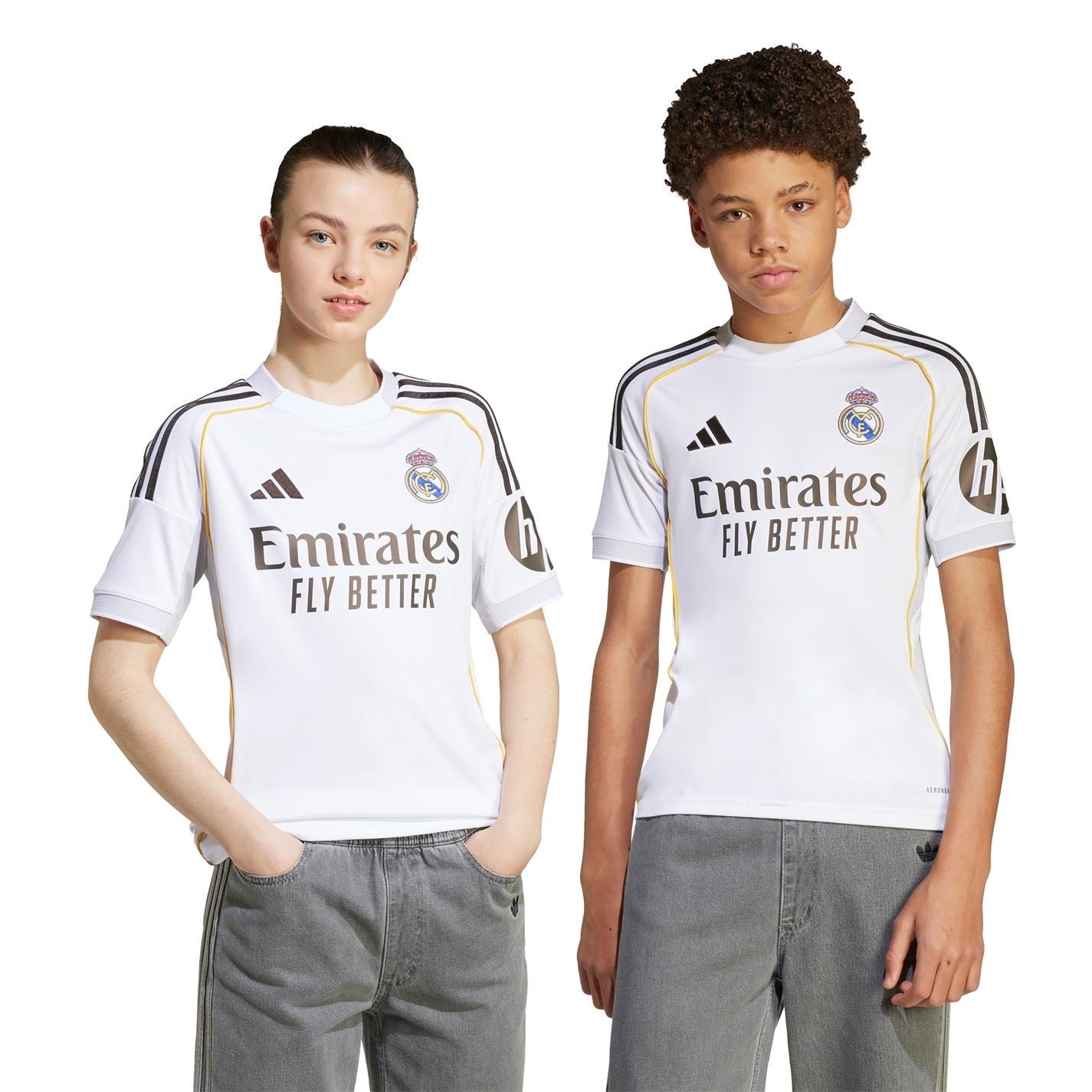 adidas Real Madrid Home Shirt 2025 2026 Juniors
