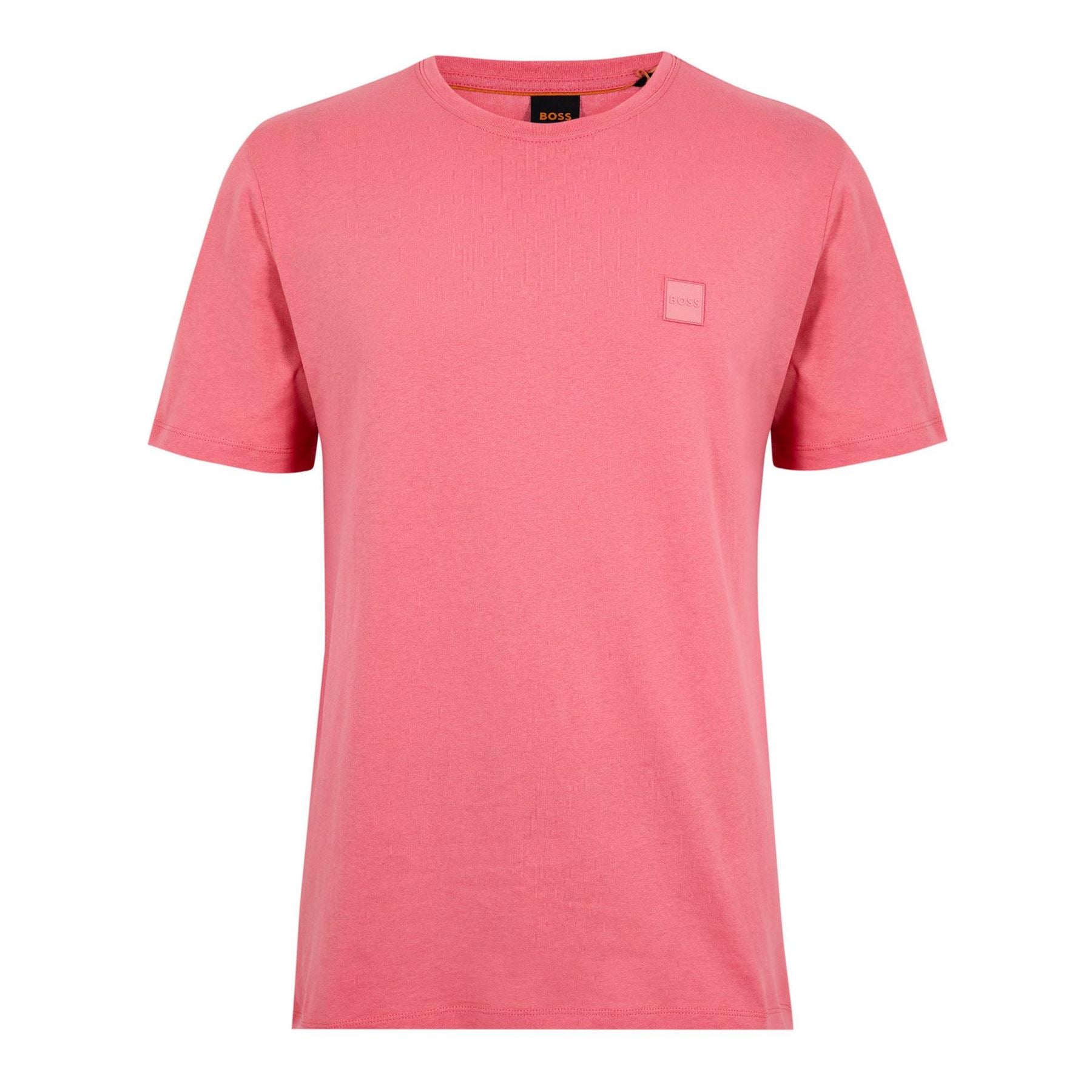 Boss BOSS ORANGE Tales T Shirt with Logo Patch Premium Cotton