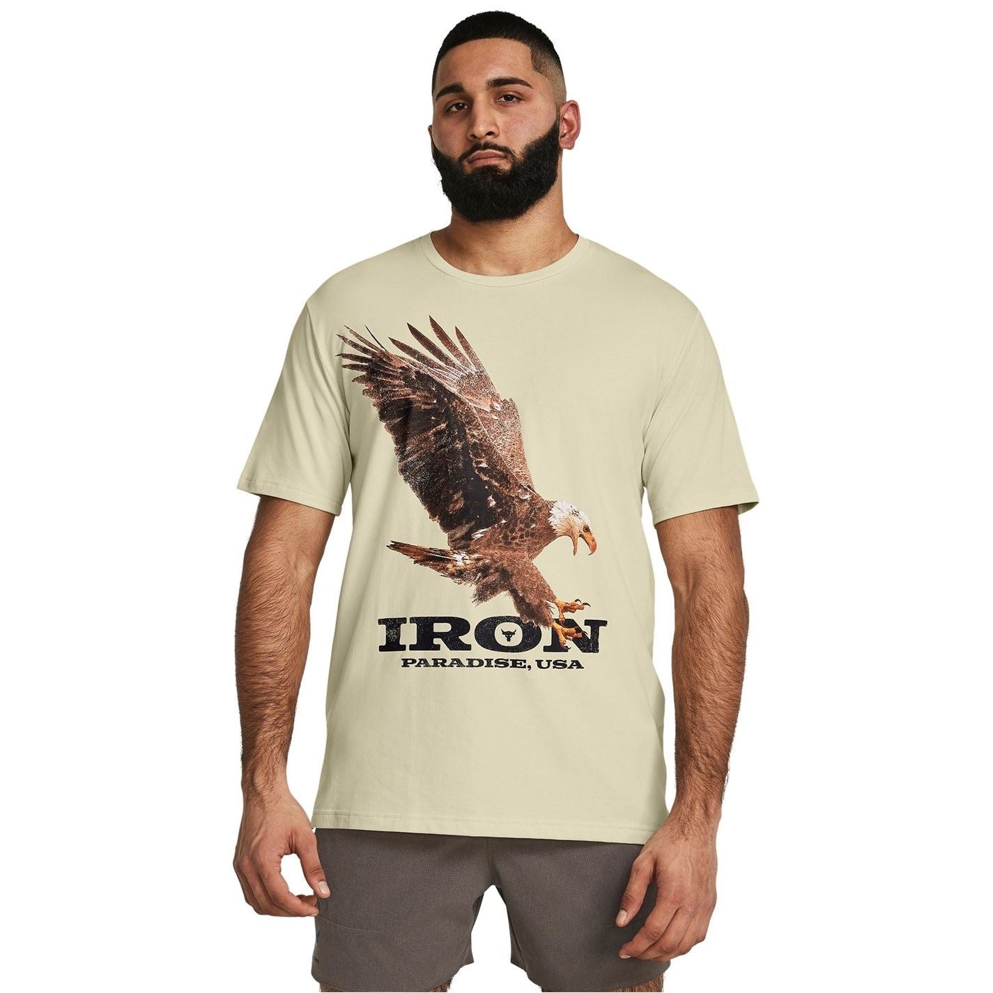 Under Armour Mens Armour Ua Pjt Rck Eagle Graphic Ss T-Shirt