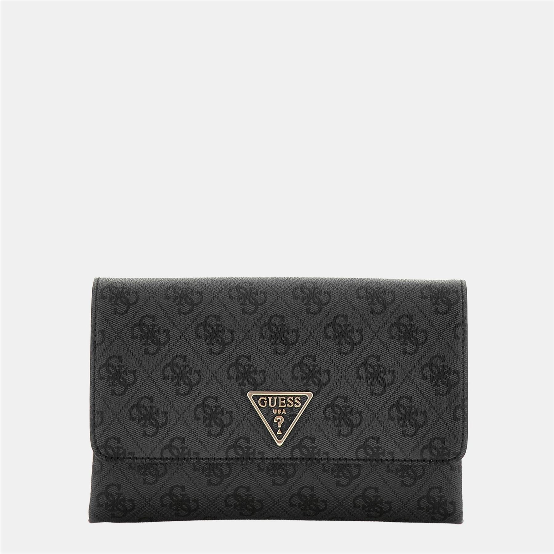 Guess Flip Closure Clutch with Logo