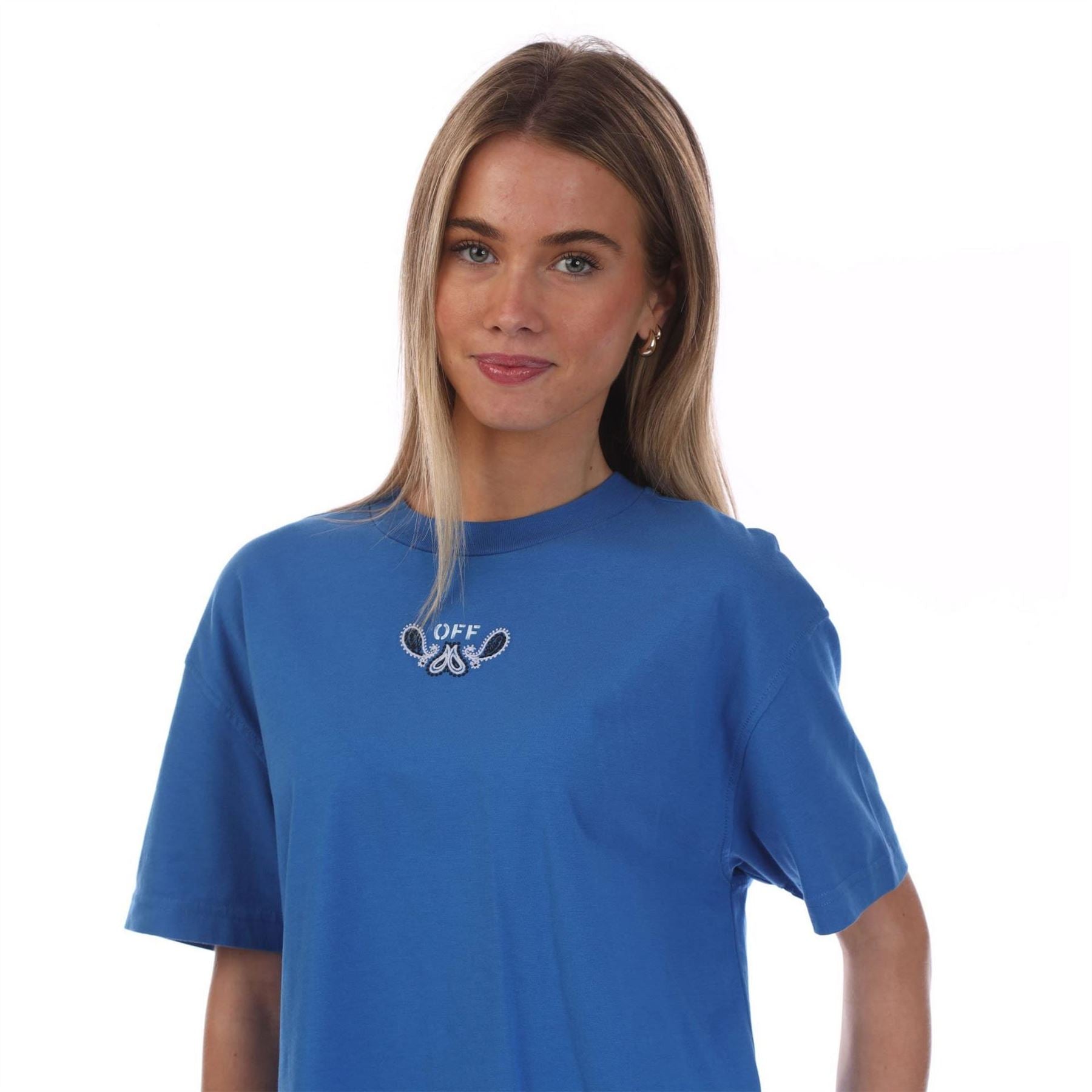 Off White Bandana Arrow Casual T-Shirt