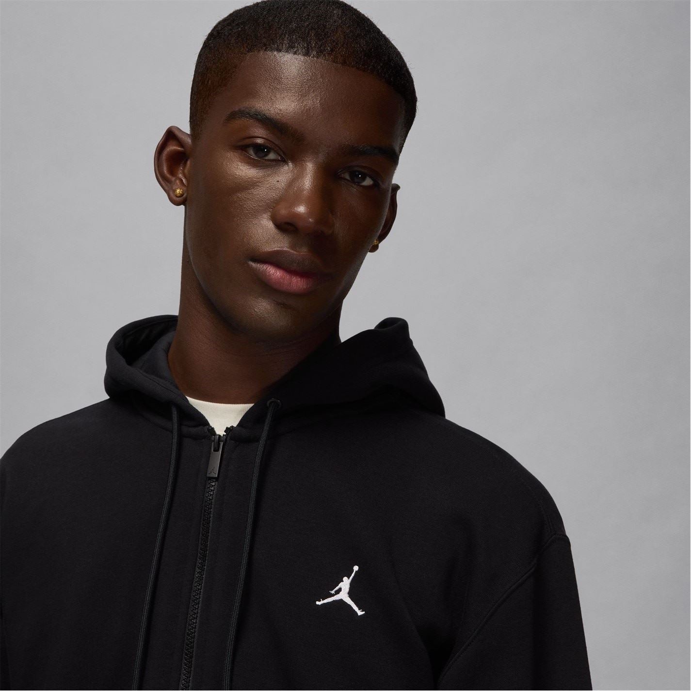 Air Jordan Mens Essentials Full Zip Fleece Hoodie